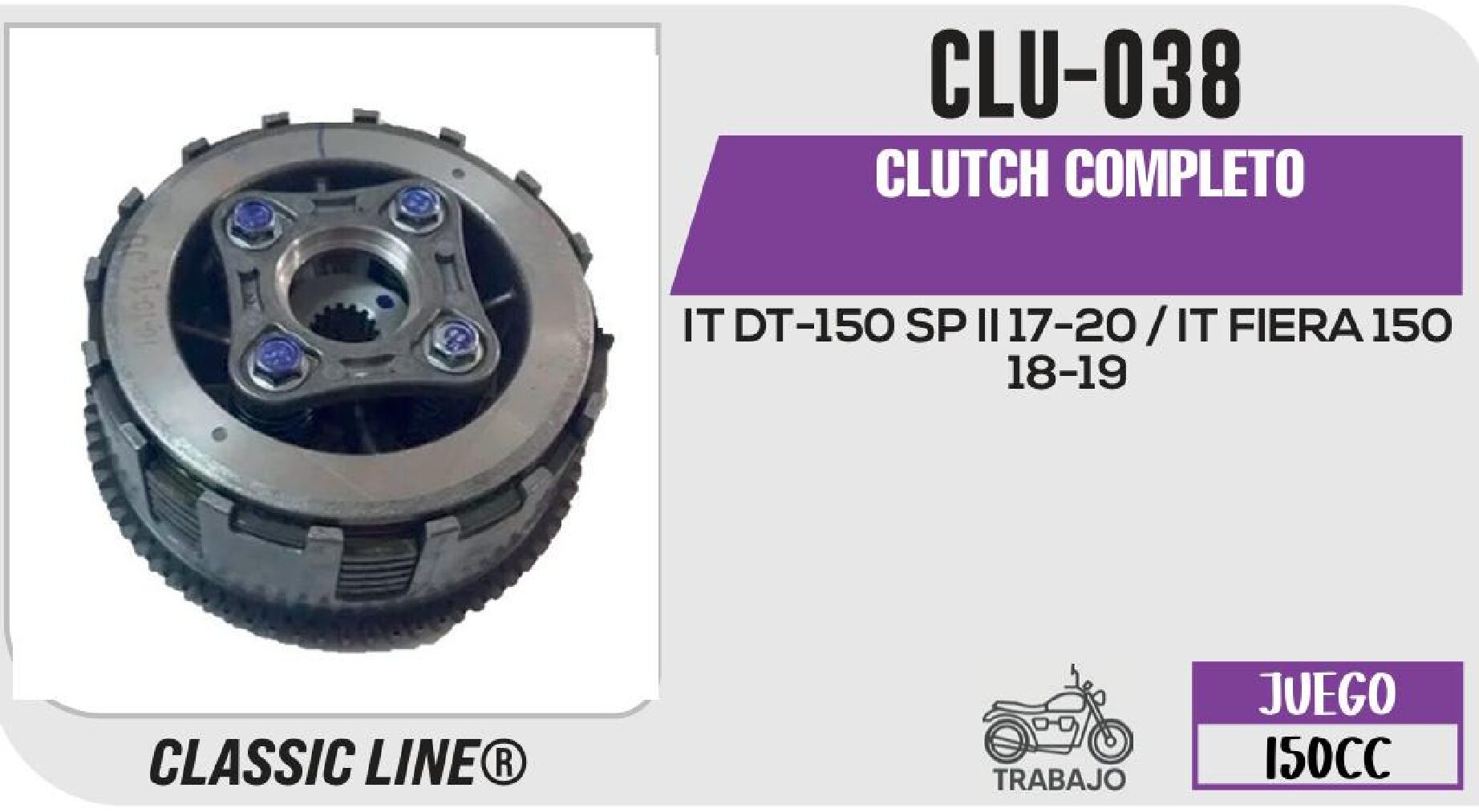 CLUTCH COMPLETO / CLU-038