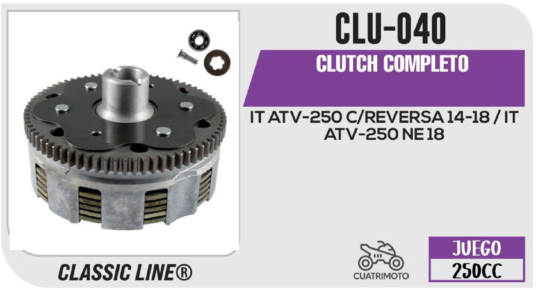 CLU-040 CLUTCH COMPLETO / CLU-040