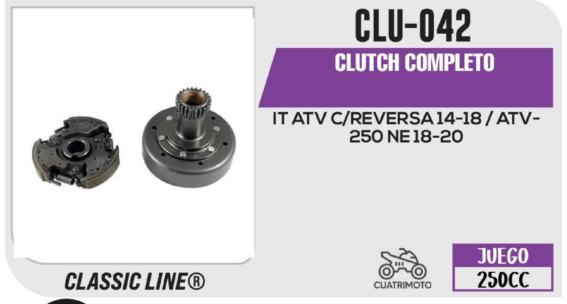 CLU-042 CLUTCH COMPLETO / CLU-042