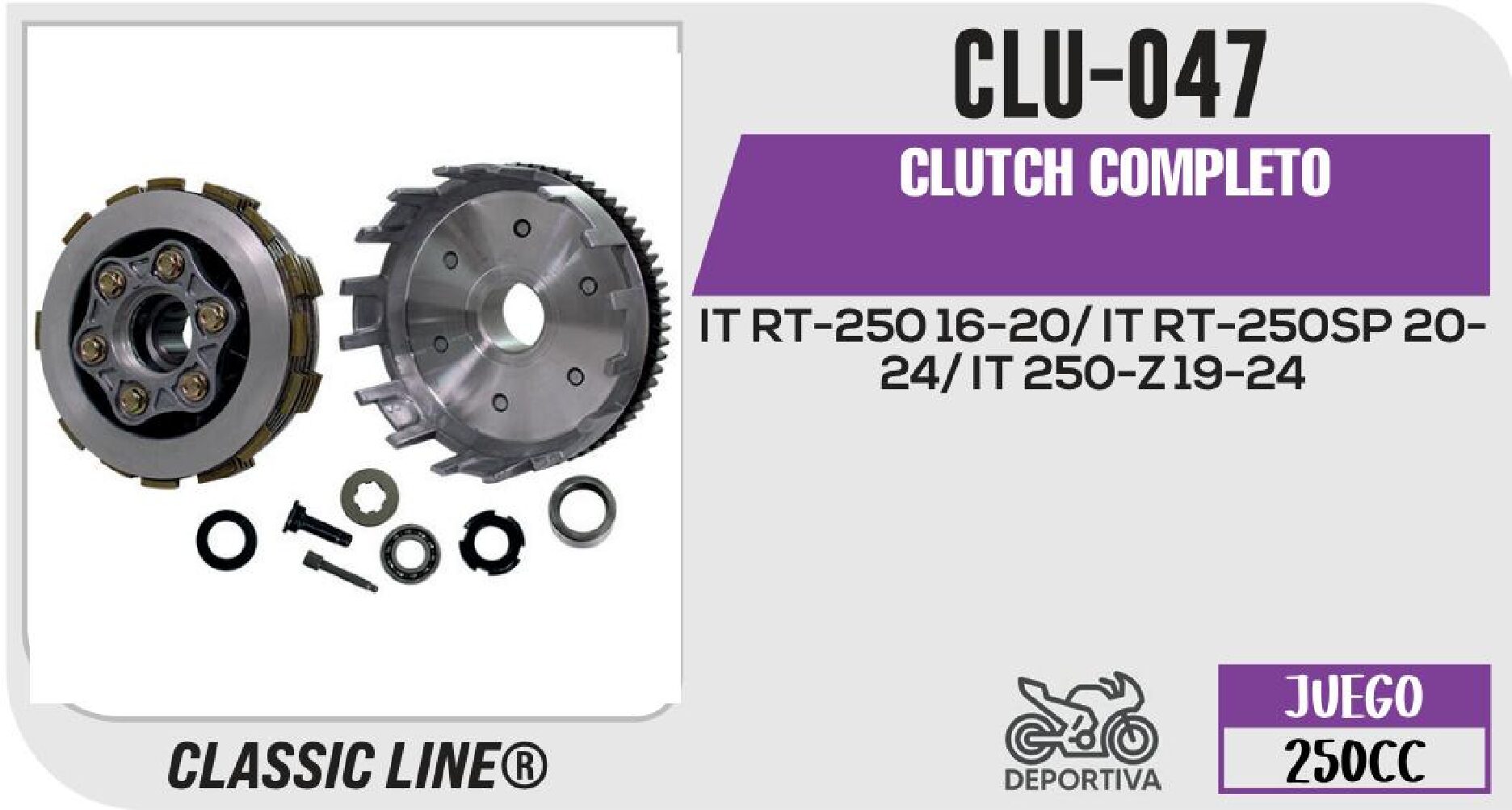 CLU-047 CLUTCH COMPLETO / CLU-047