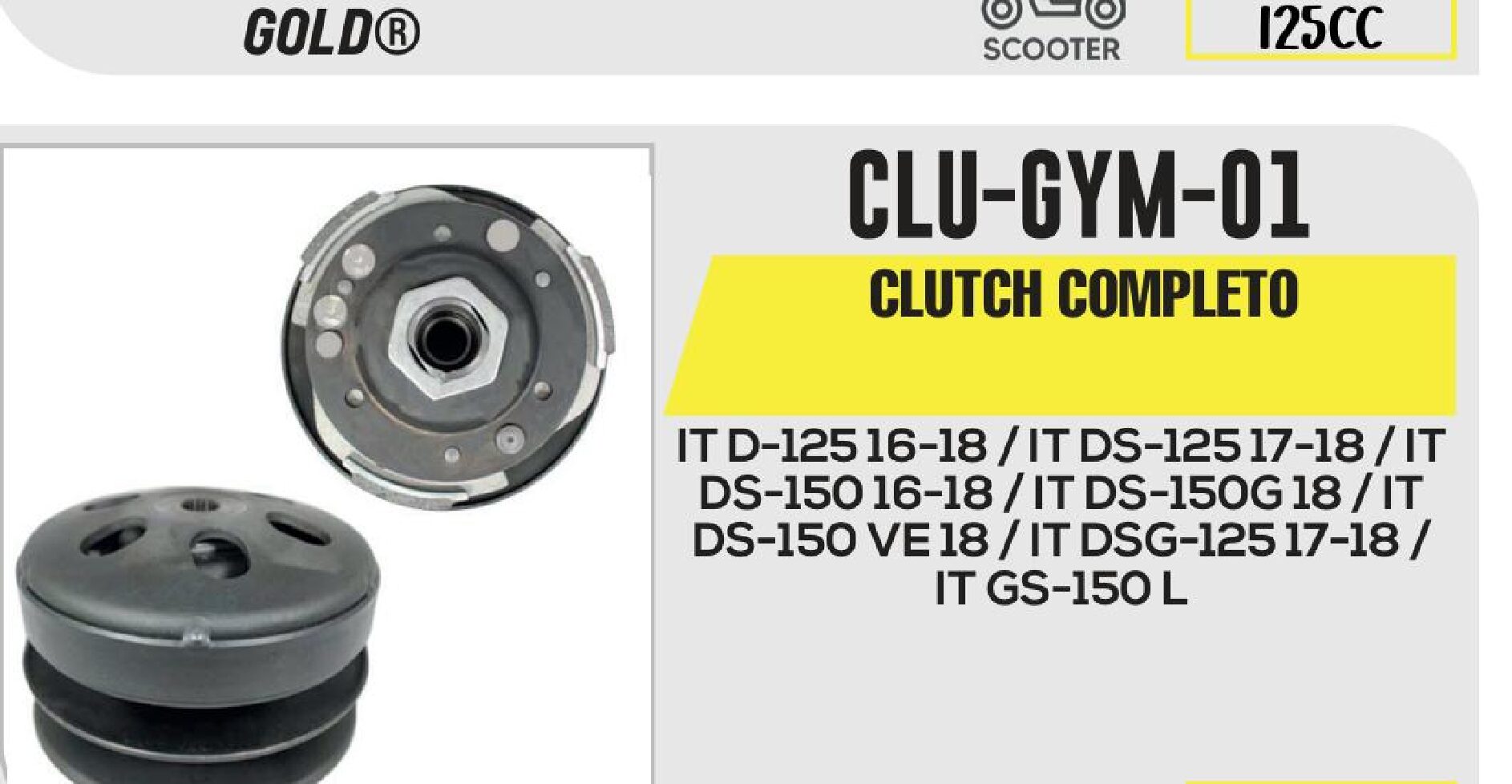 CLU-GYM-01 CLUTCH COMPLETO / CLU-GYM-01