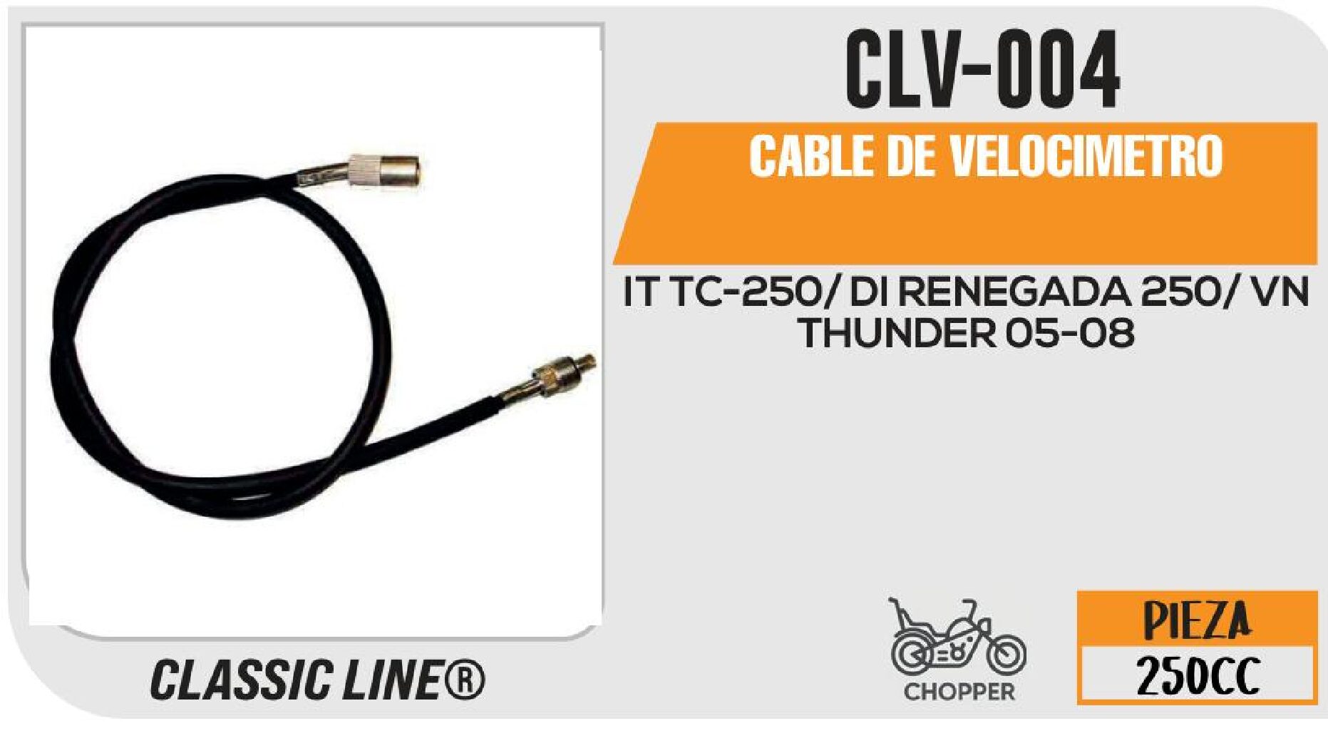 CABLE DE VELOCIMETRO / CLV-004
