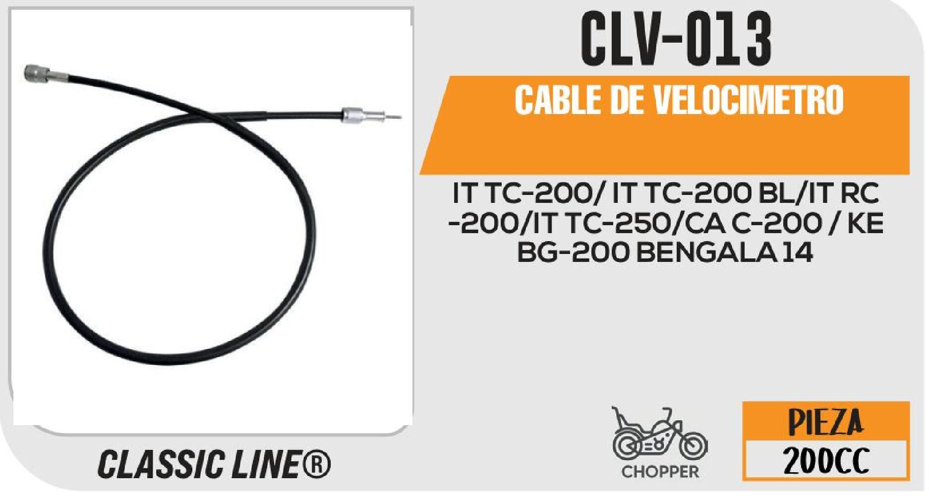 CABLE DE VELOCIMETRO / CLV-013