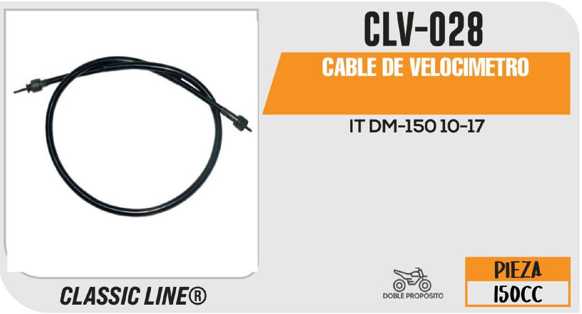 CABLE DE VELOCIMETRO / CLV-028
