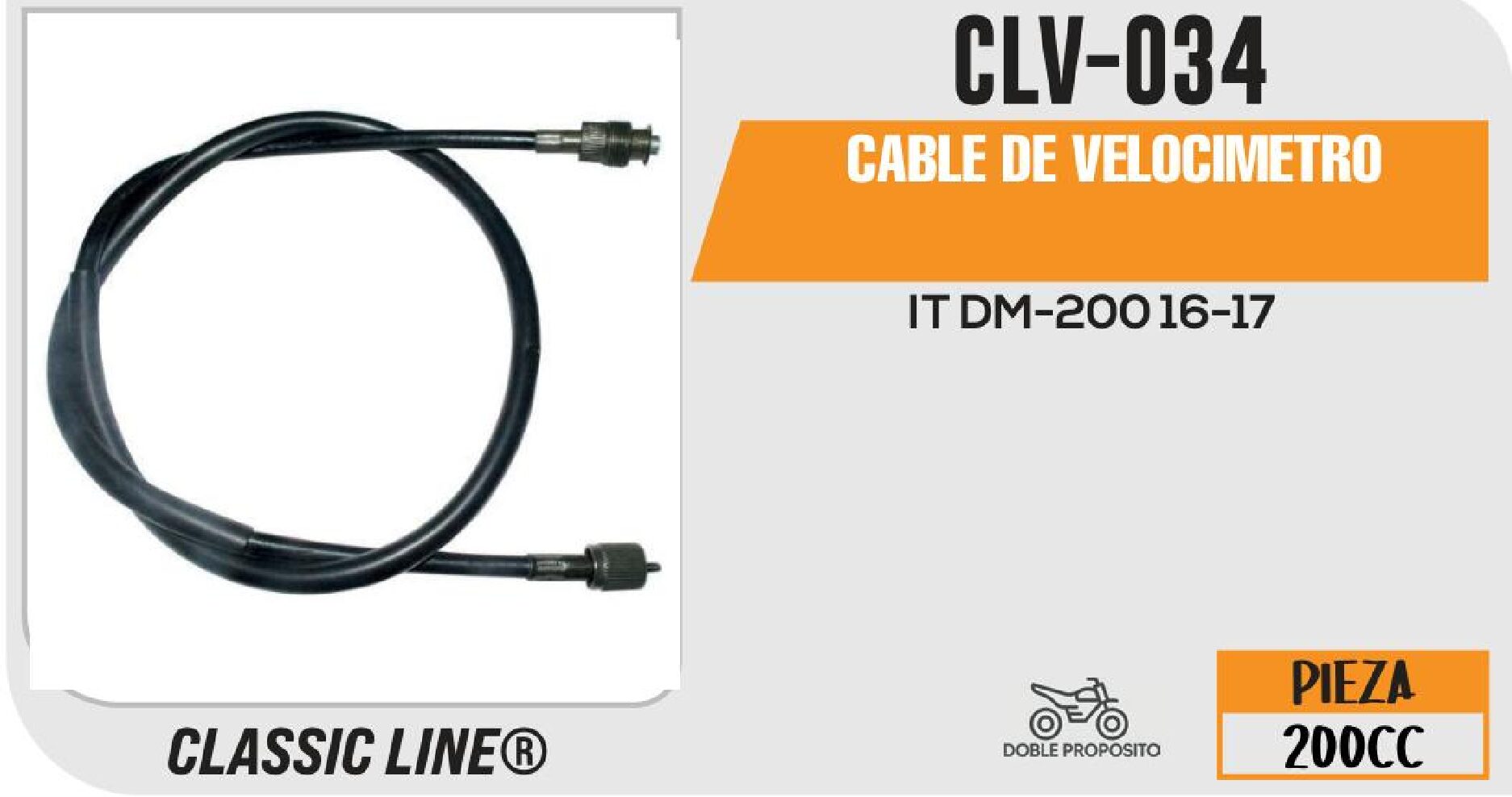 CABLE DE VELOCIMETRO / CLV-034