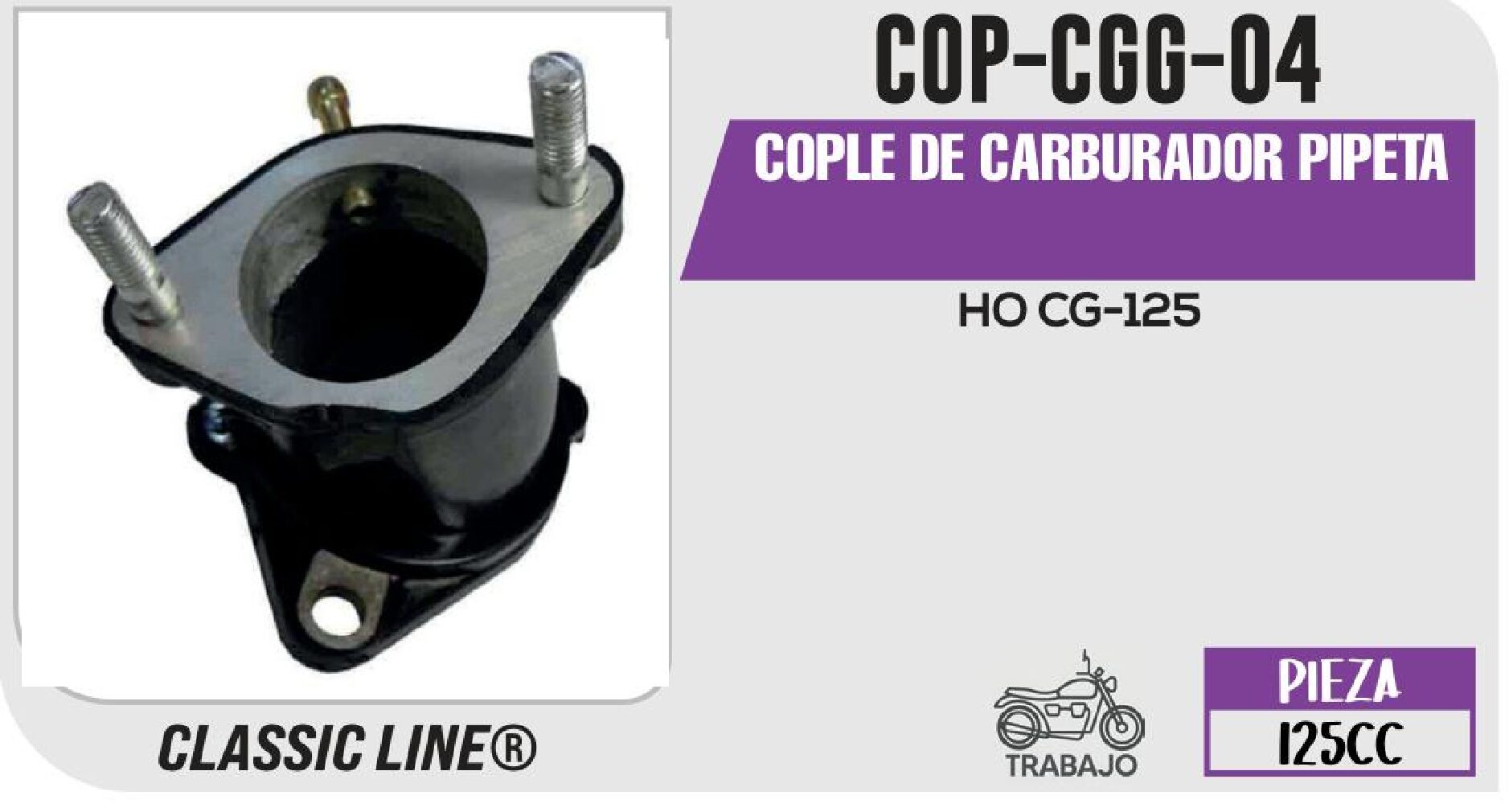 COPLE DE CARBURADOR PIPETA COP-CGG-04