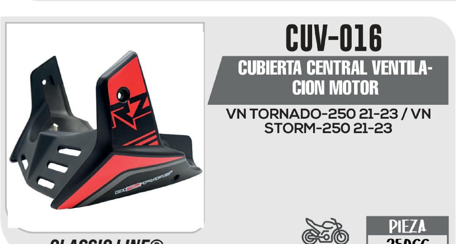 CUBIERTA CENTRAL VENTILACION MOTOR CUV-016