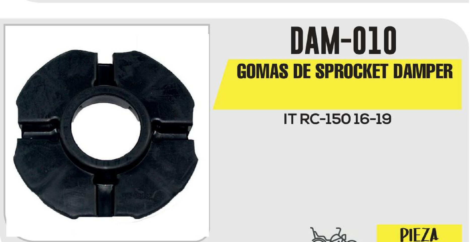 GOMAS DE SPROCKET DAMPER / DAM-010