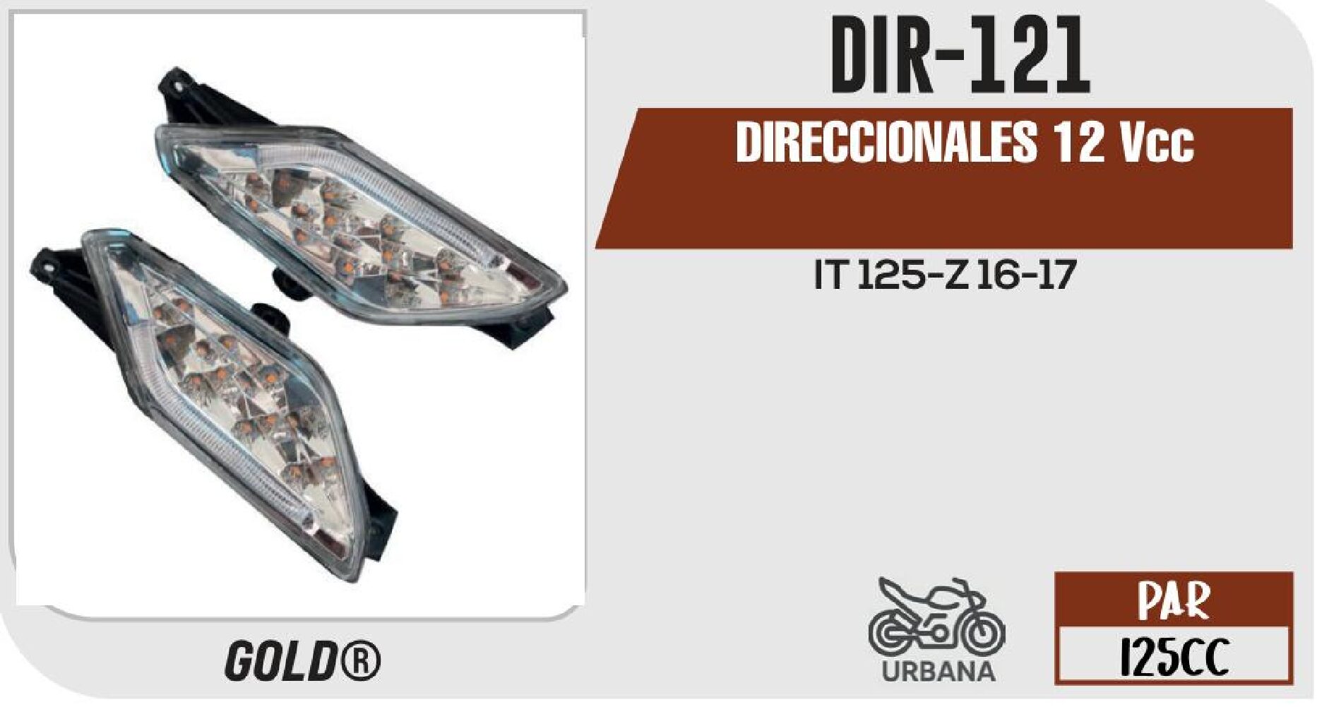 DIR-121 DIRECCIONALES 12VCC / DIR-121