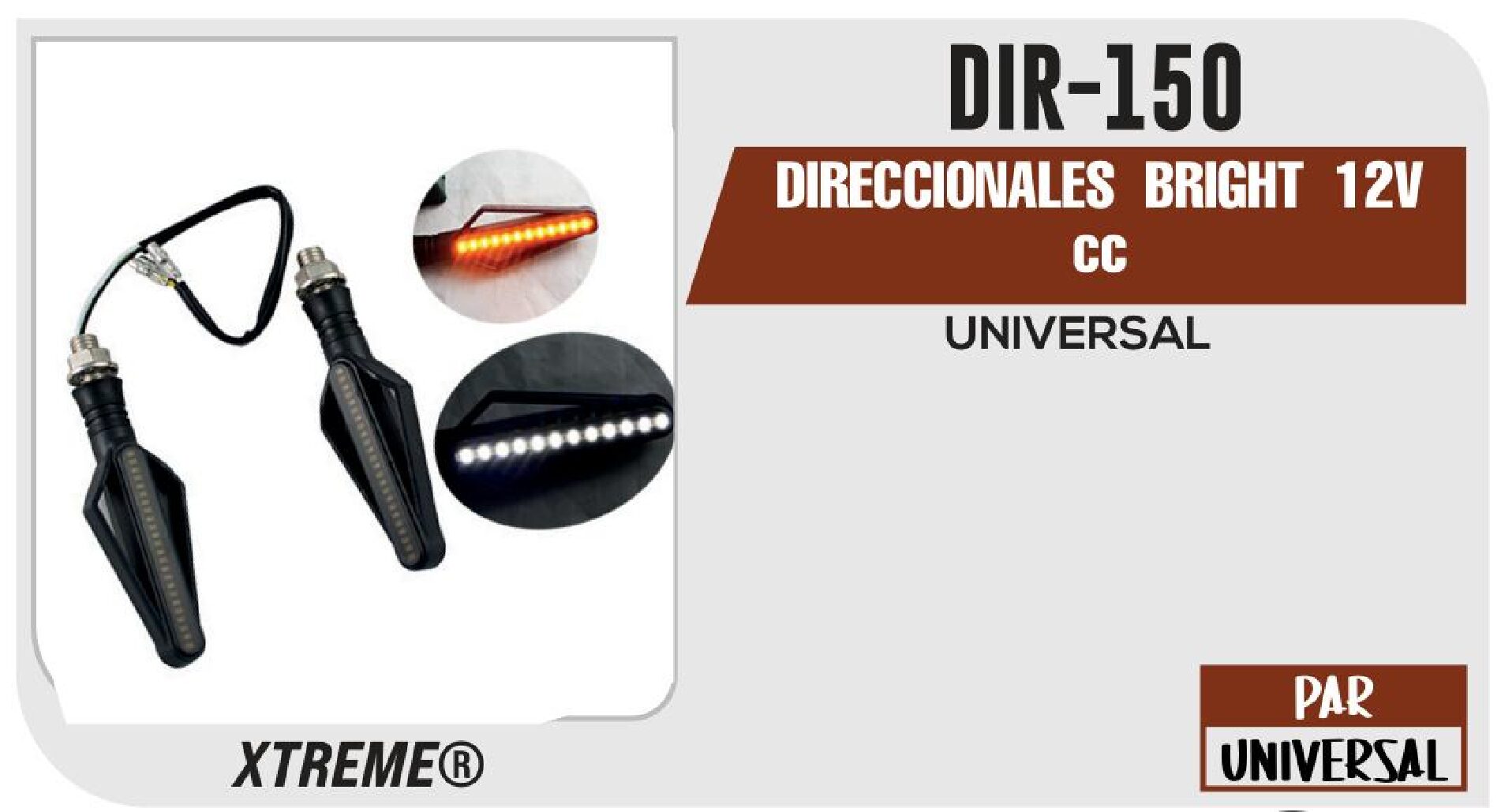 DIRECCIONALES BRIGHT 12Vcc  DIR-150