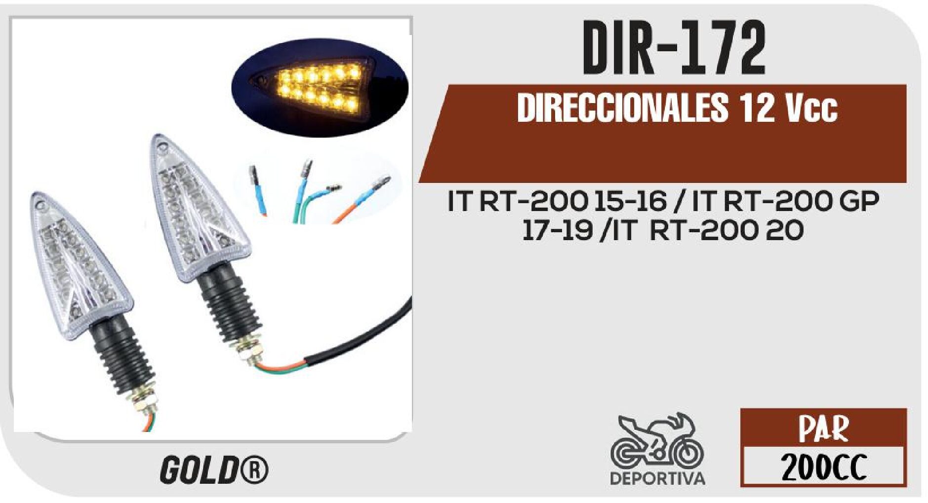 DIRECCIONALES 12 Vcc   DIR-172