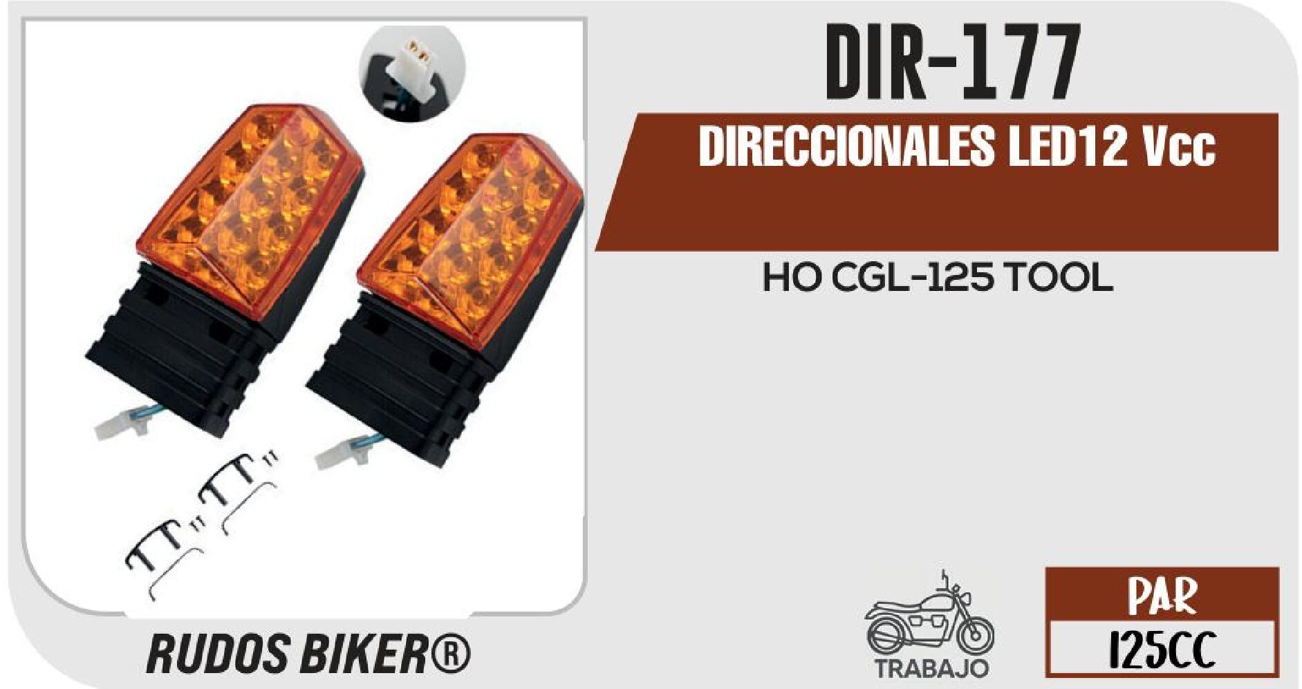 DIRECCIONALES LED 12VCC  DIR-177