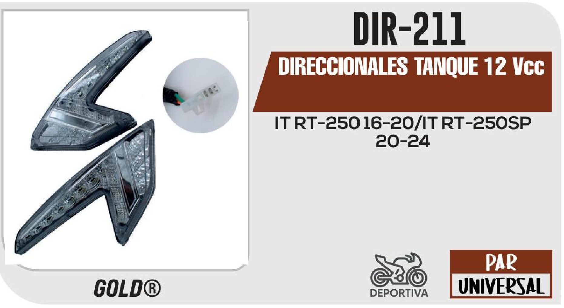 DIR-211 DIRECCIONALES TANQUE 12 VCC DIR-211