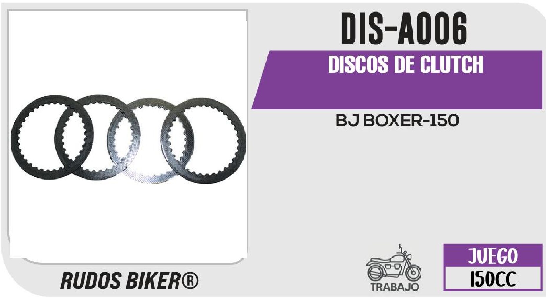 DISCOS DE CLUTCH  DIS-A006