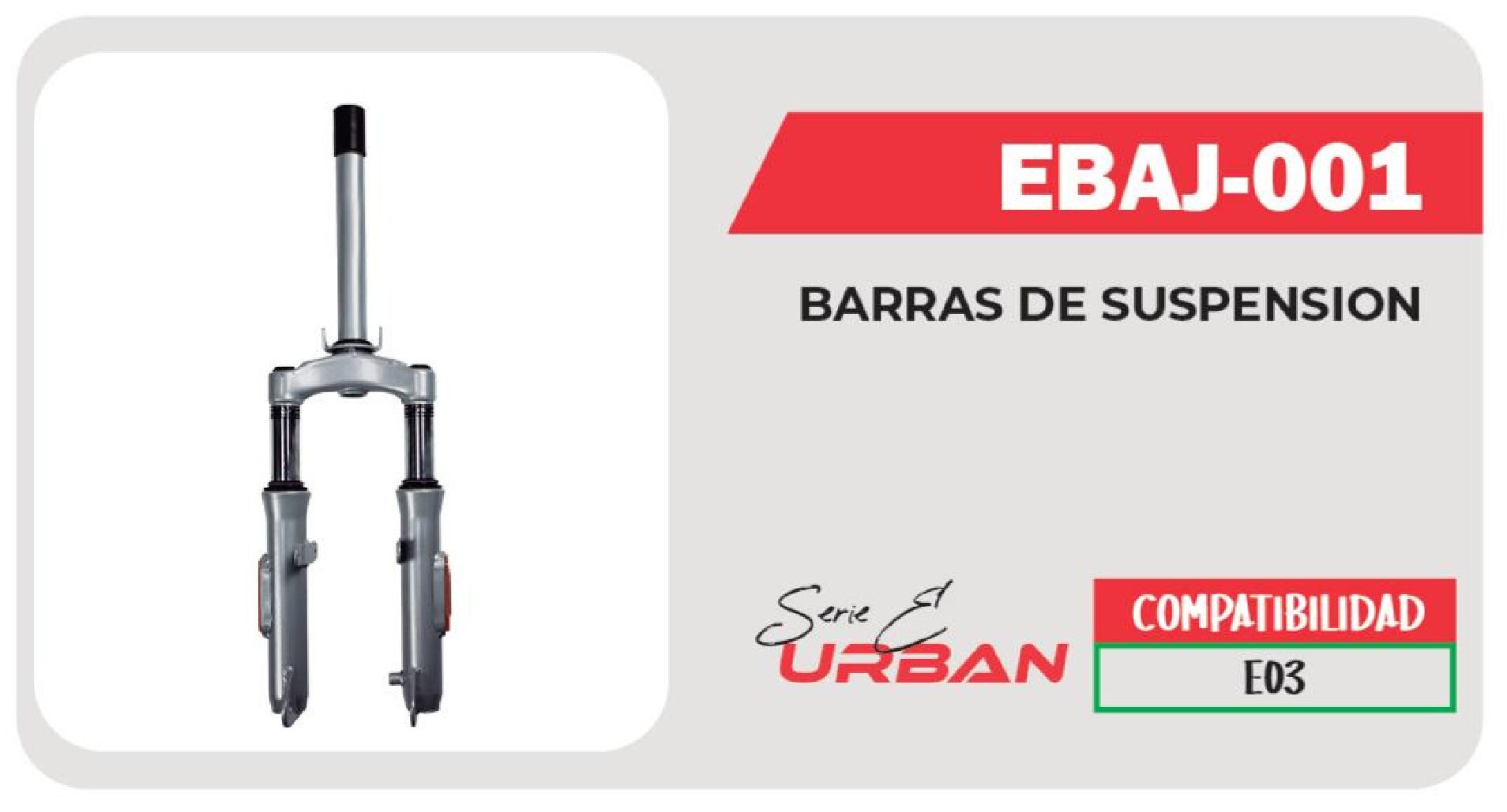BARRAS DE SUSPENSION CON YUGO  EBAJ-001