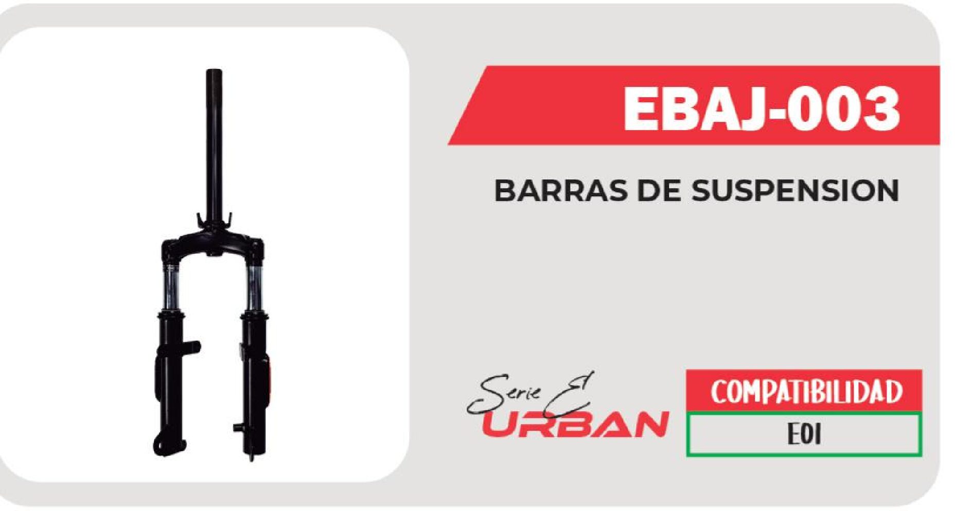 BARRAS DE SUSPENSION CON YUGO  EBAJ-003