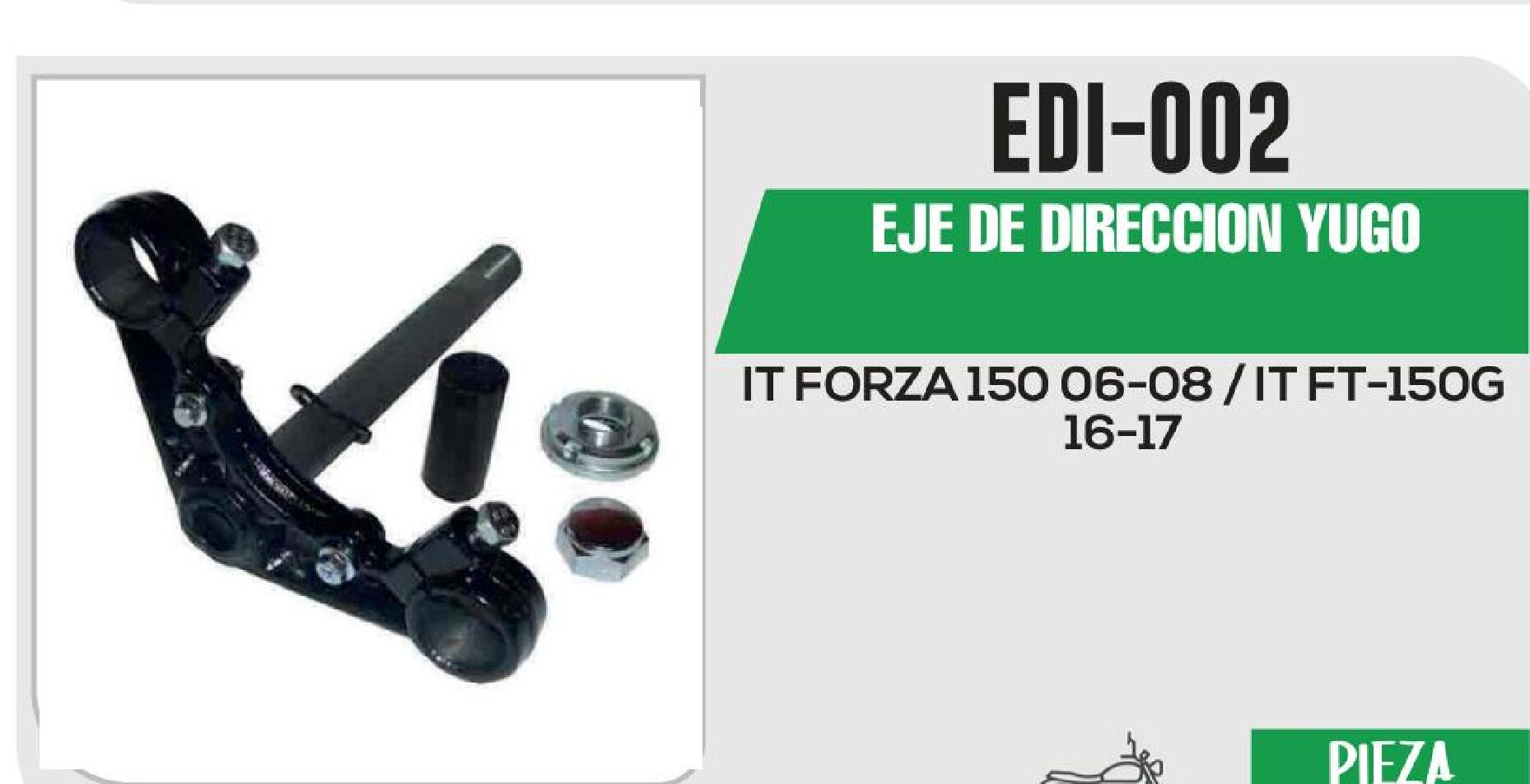 EJE DE DIRECCION YUGO  EDI-002