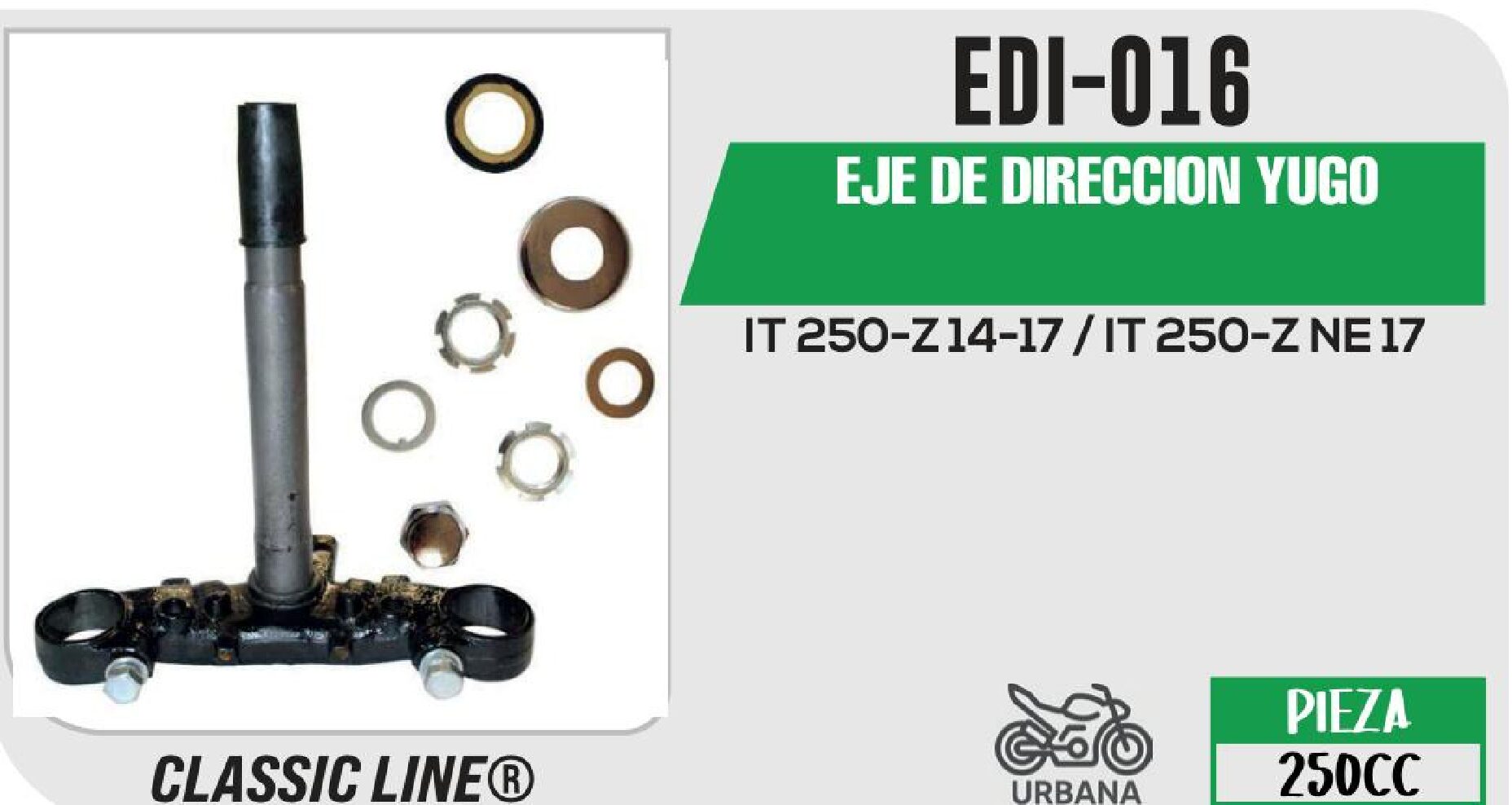EJE DE DIRECCION YUGO  EDI-016