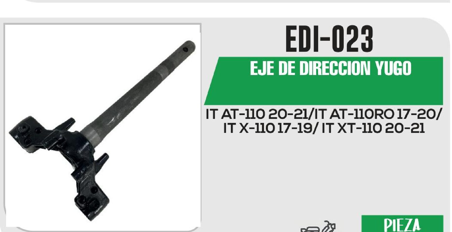 EJE DE DIRECCION YUGO  EDI-023