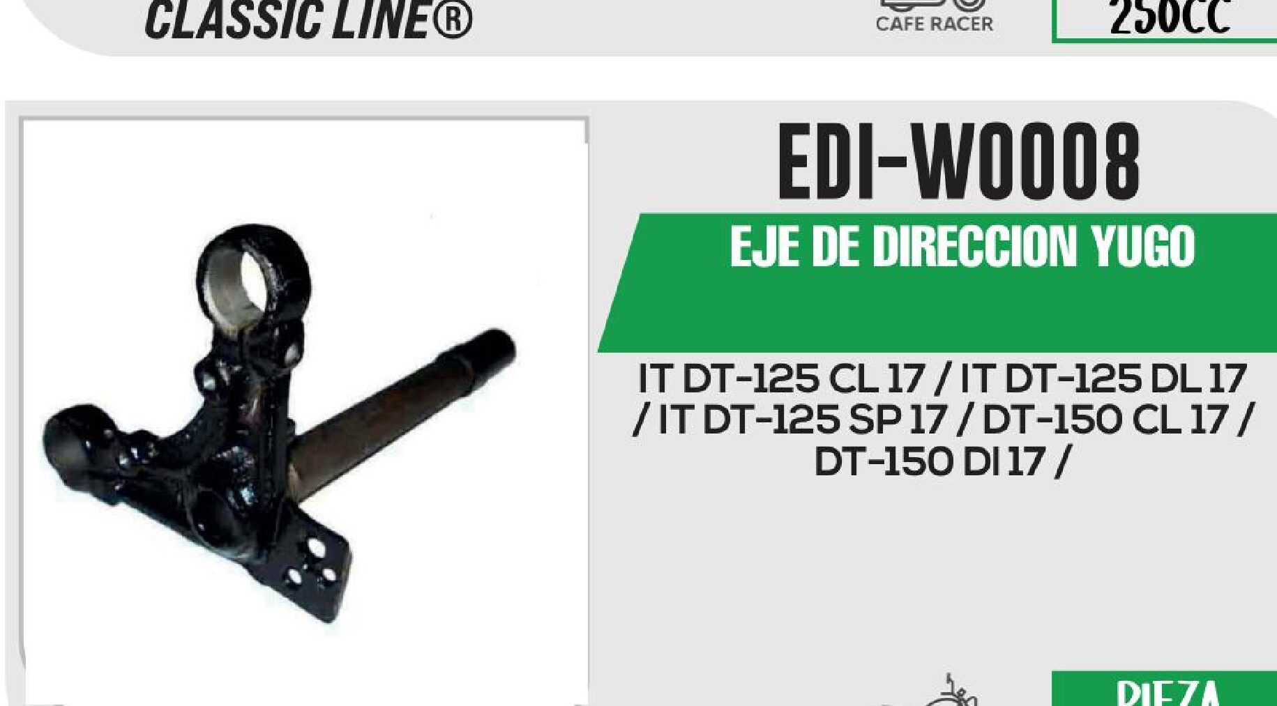 EJE DE DIRECCION YUGO EDI-WO008