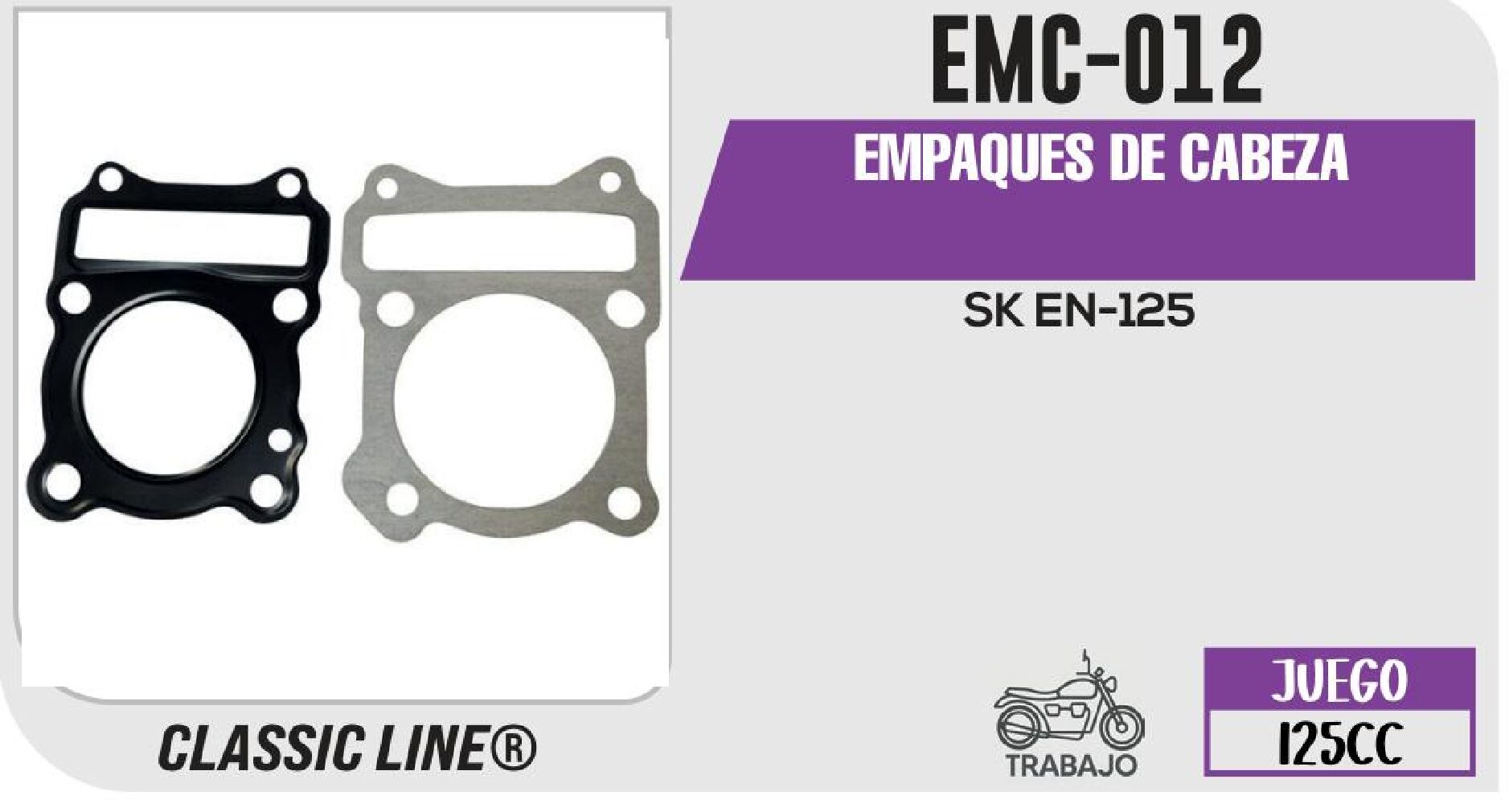 EMC-012 EMPAQUES DE CABEZA / EMC-012