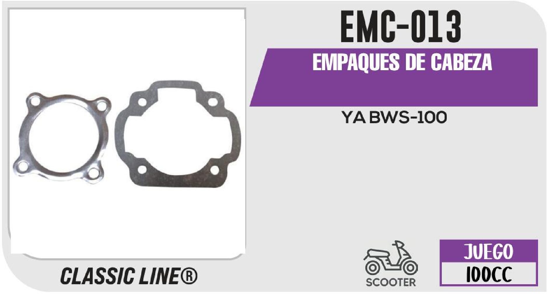 EMC-013 EMPAQUES DE CABEZA / EMC-013