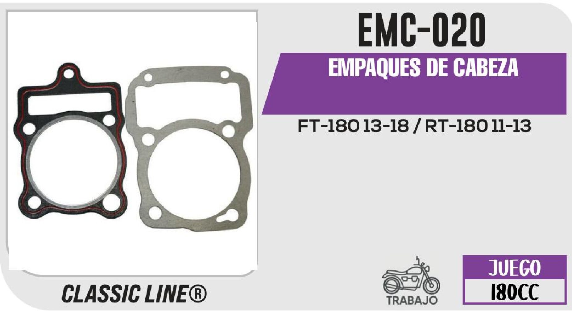 EMC-020 EMPAQUES DE CABEZA / EMC-020