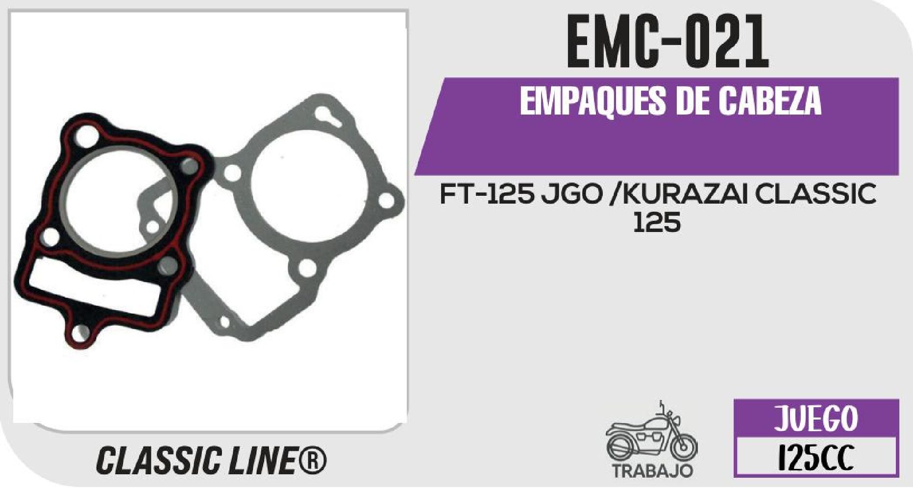 EMC-021 EMPAQUES DE CABEZA / EMC-021