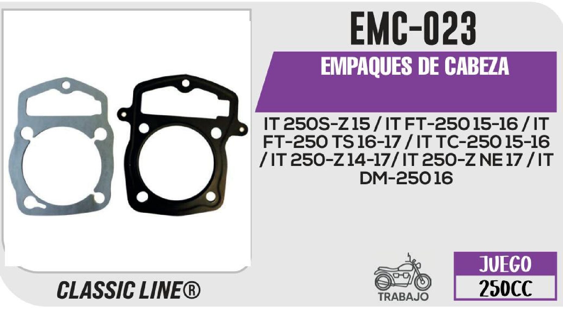 EMPAQUES DE CABEZA / EMC-023