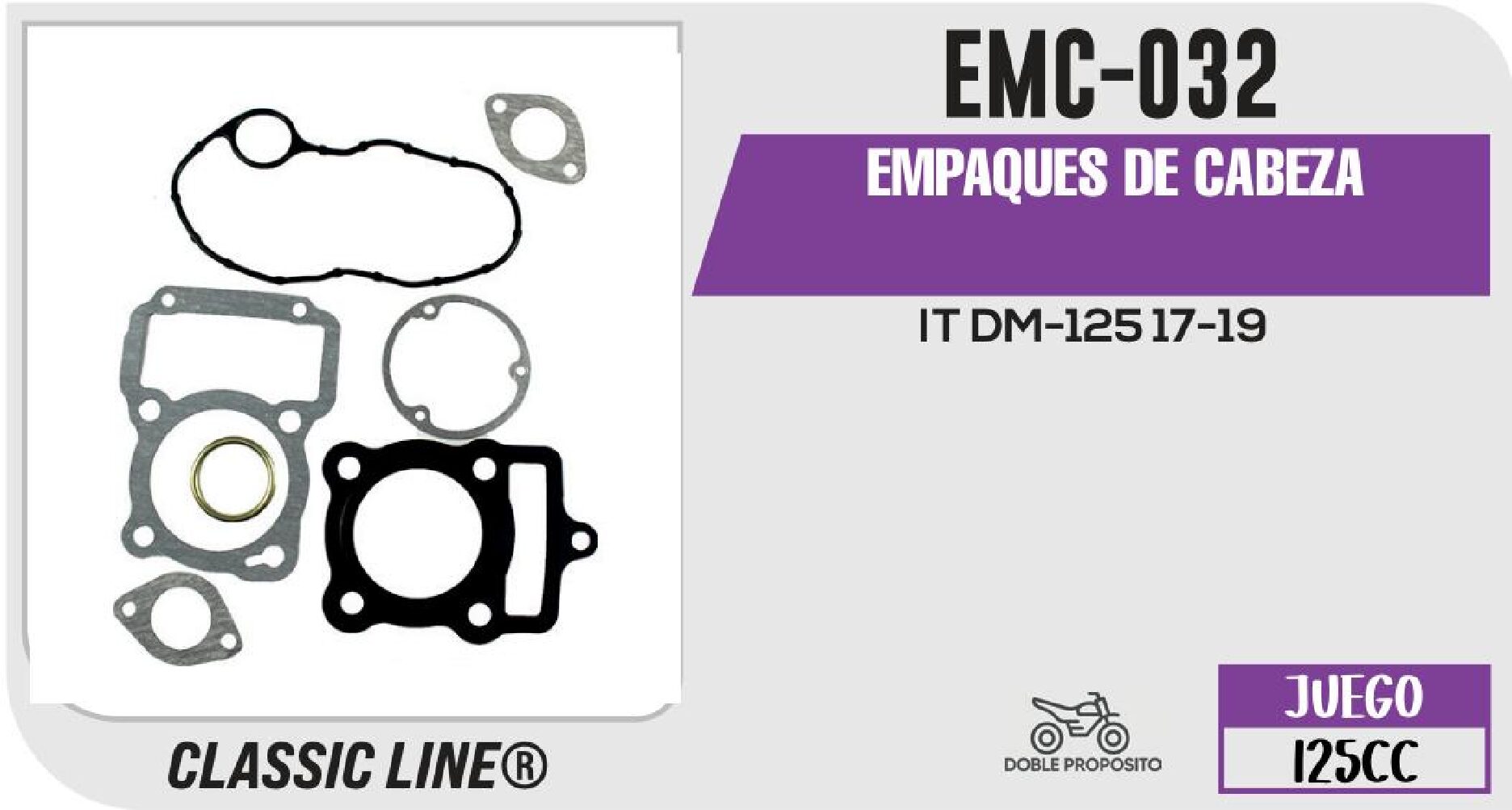 EMPAQUES DE CABEZA / EMC-032