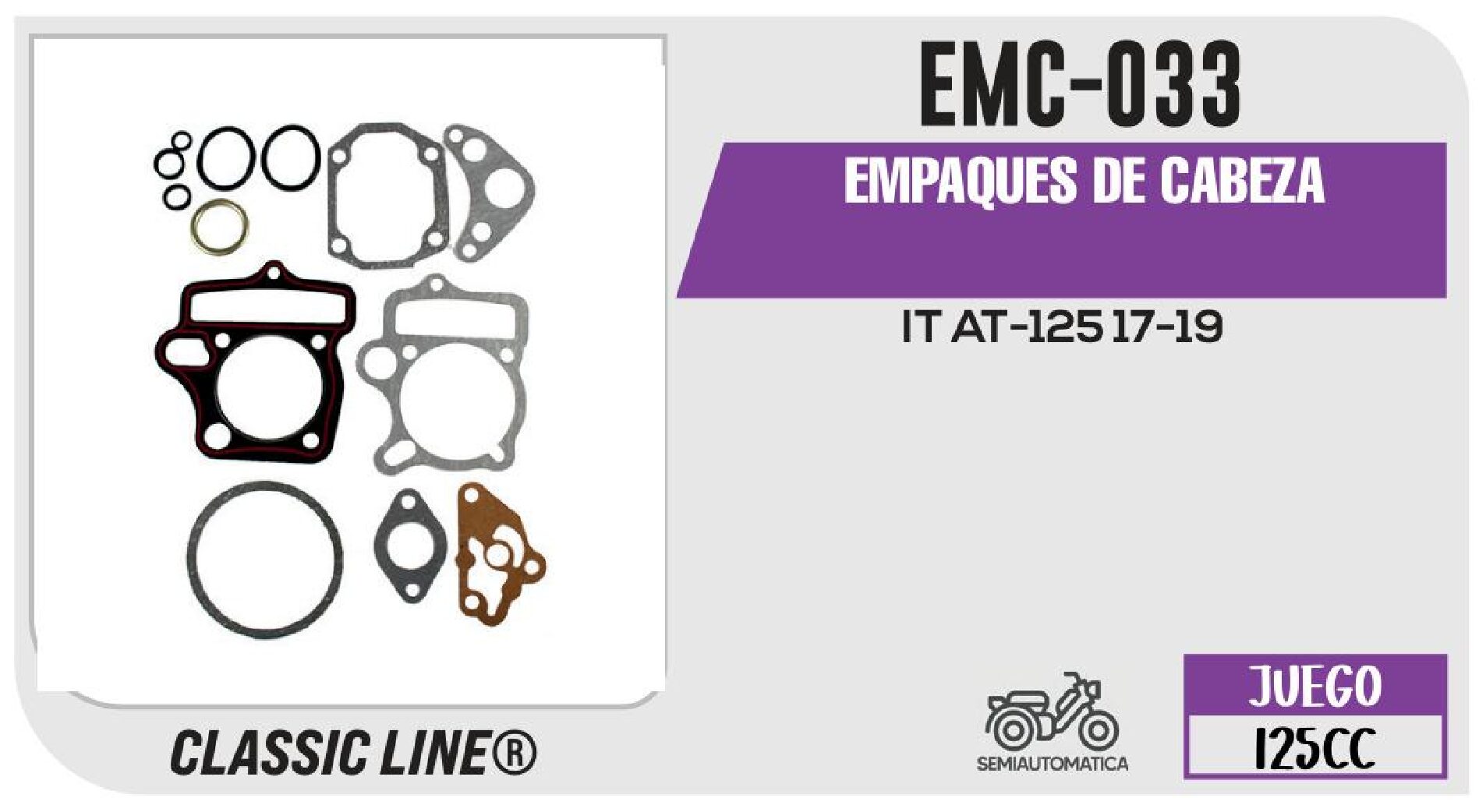EMPAQUES DE CABEZA / EMC-033