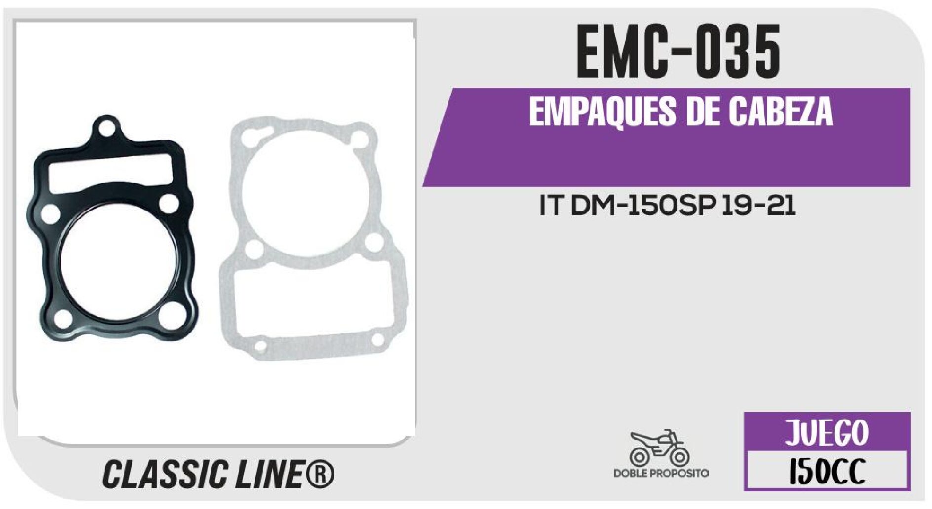 EMPAQUES DE CABEZA / EMC-035