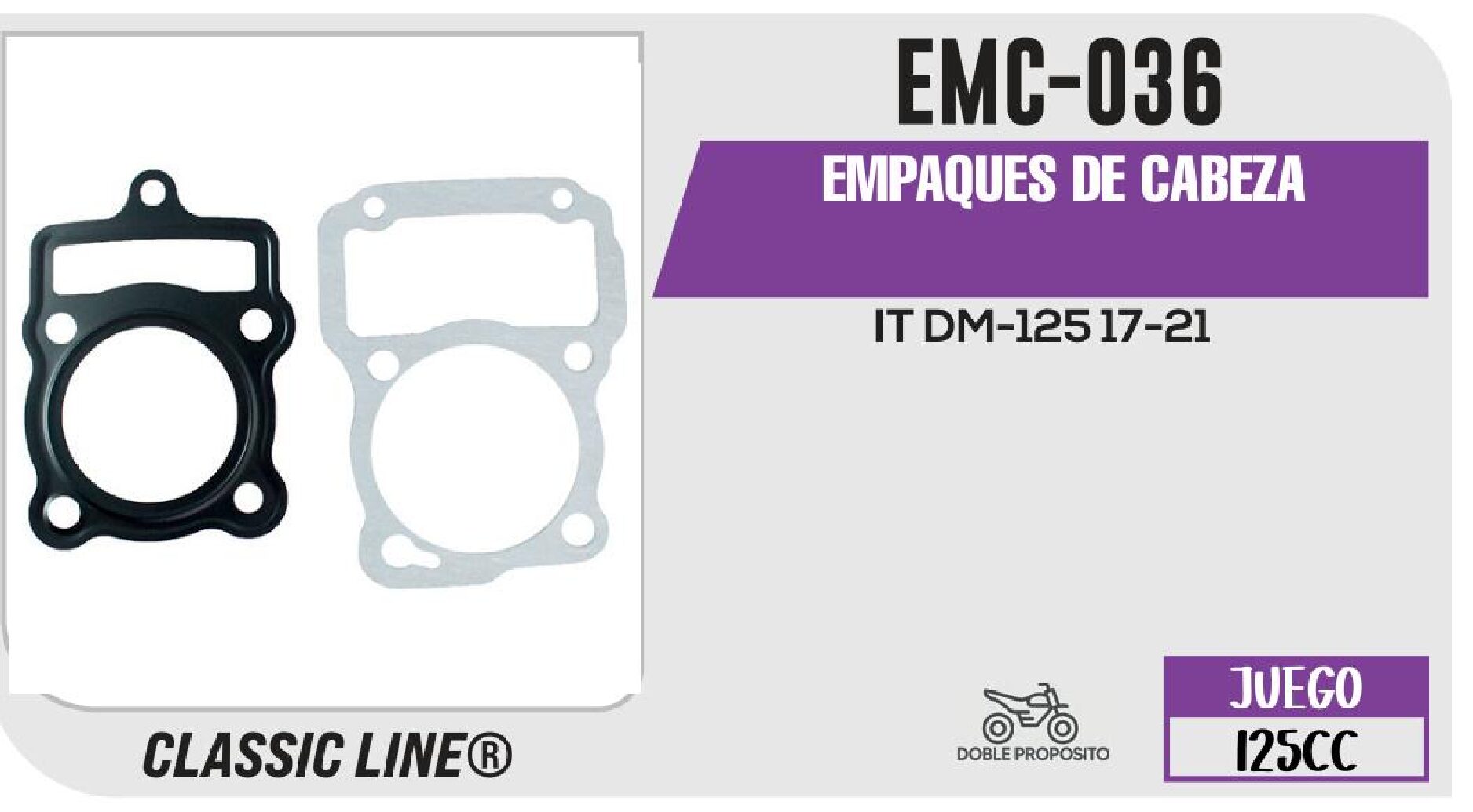 EMPAQUES DE CABEZA / EMC-036