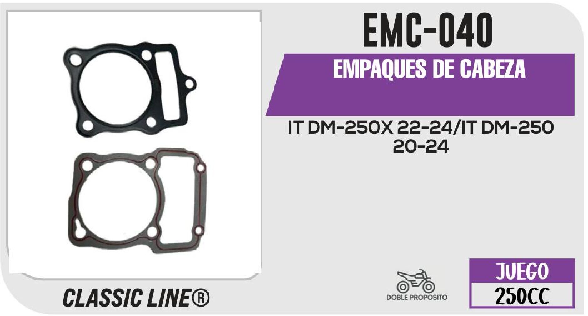 EMPAQUES DE CABEZA / EMC-040