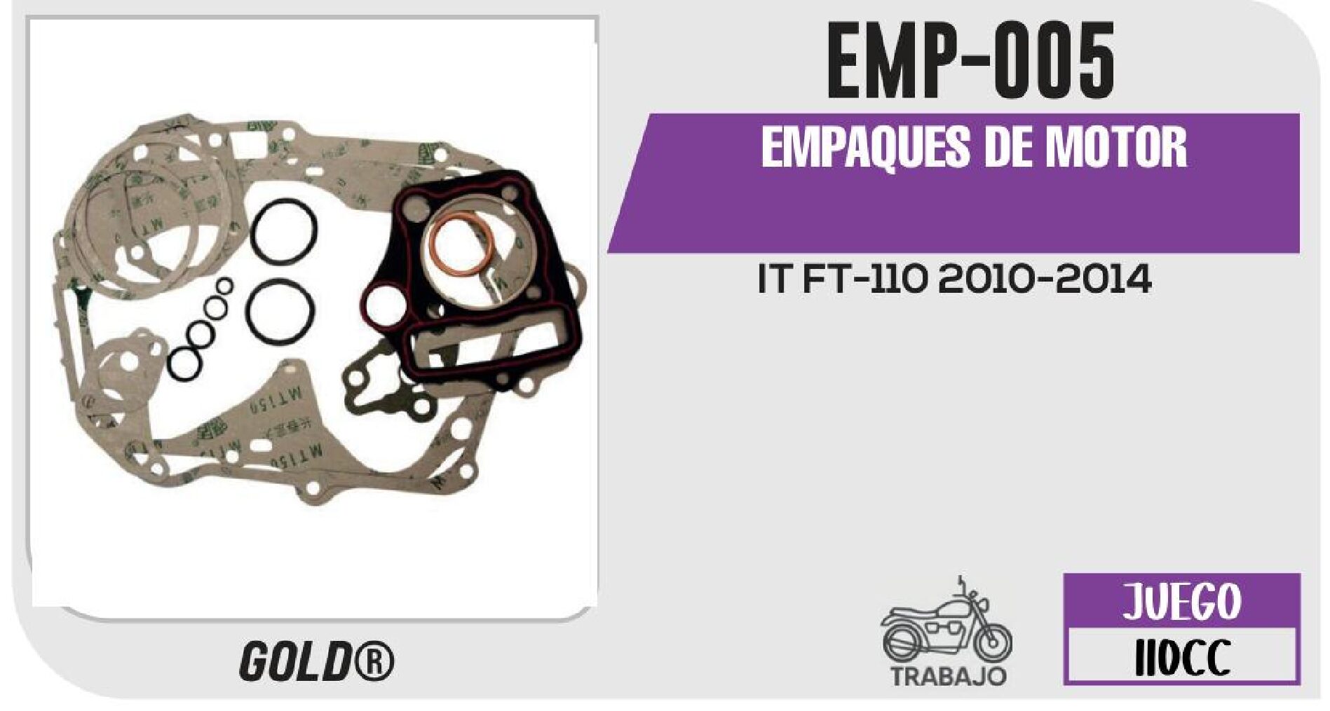 EMPAQUES DE MOTOR / EMP-005