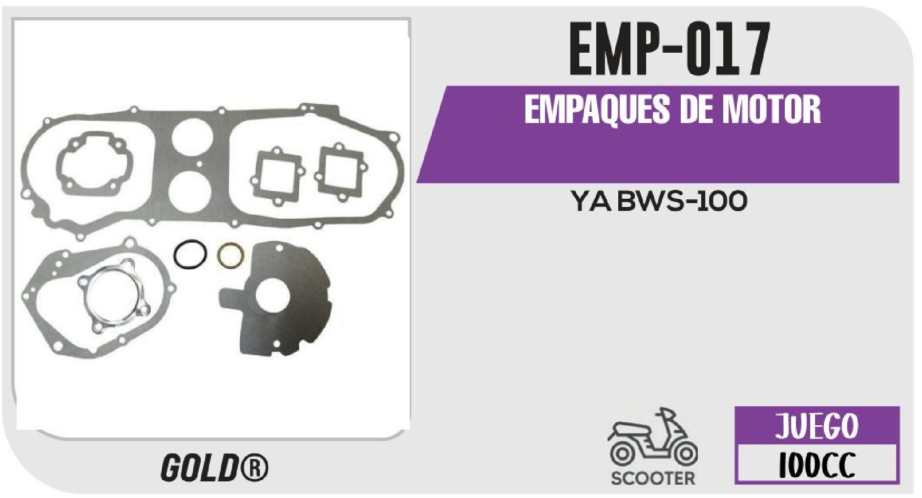 EMPAQUES DE MOTOR / EMP-017