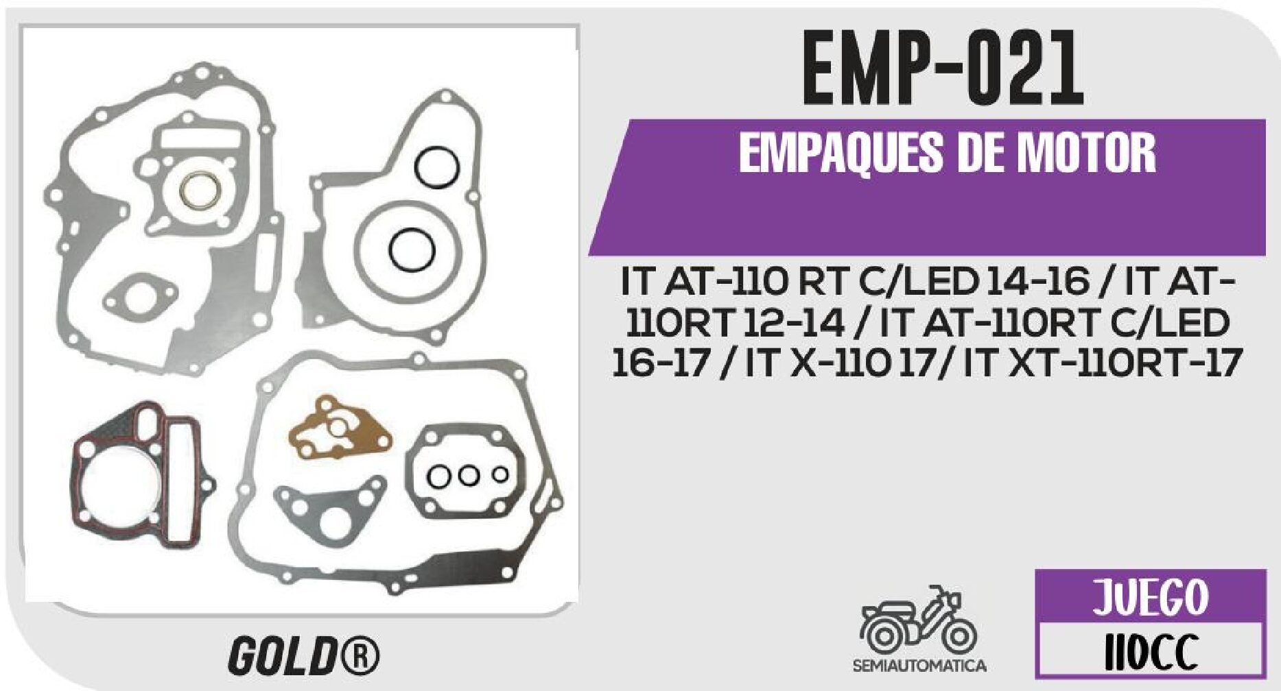 EMPAQUES DE MOTOR / EMP-021