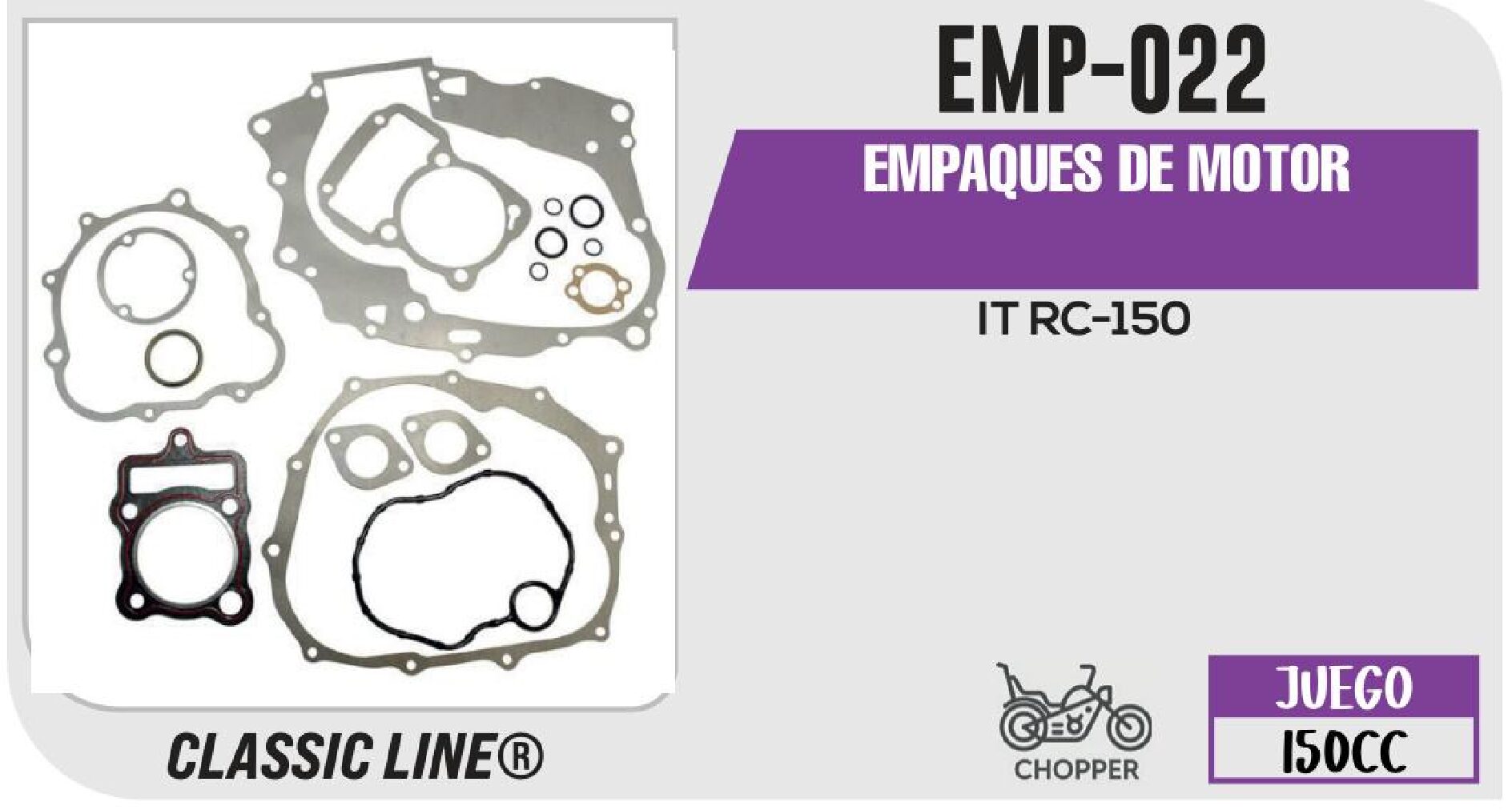 EMPAQUES DE MOTOR / EMP-022