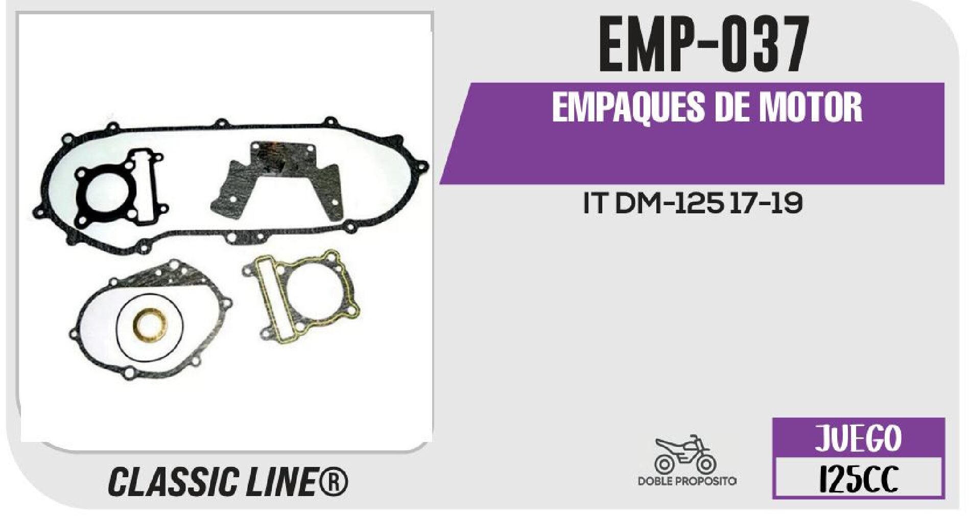 EMPAQUES DE MOTOR / EMP-037