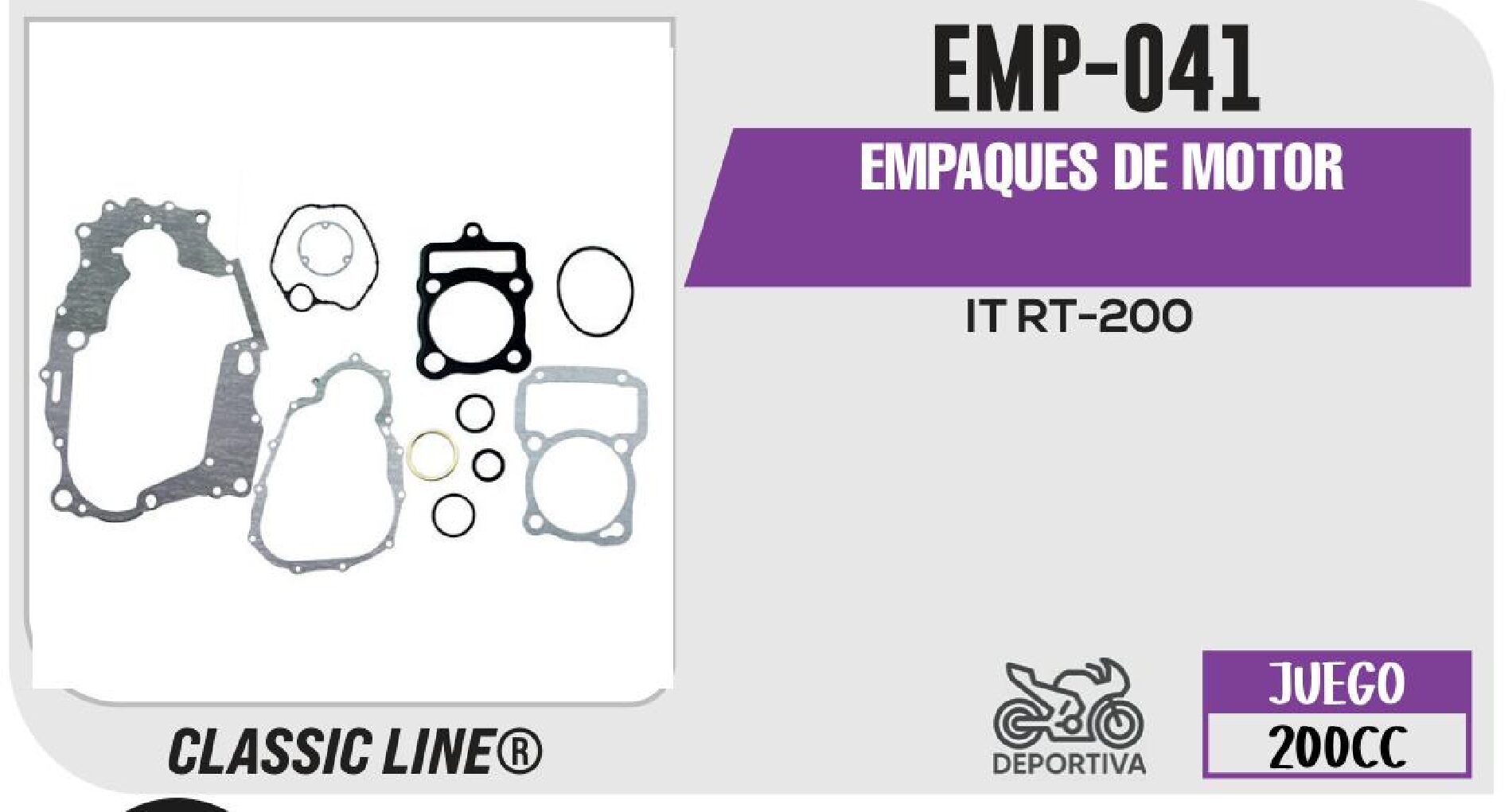 EMPAQUES DE MOTOR / EMP-041