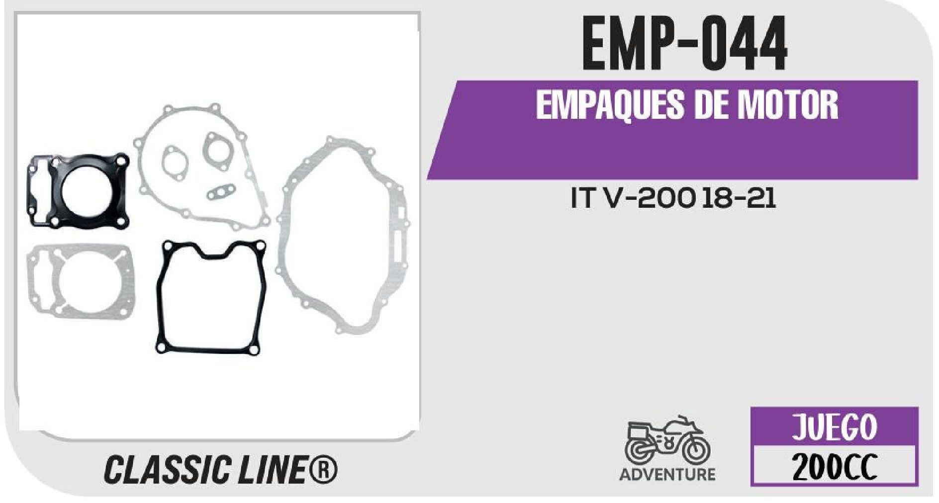 EMPAQUES DE MOTOR / EMP-044