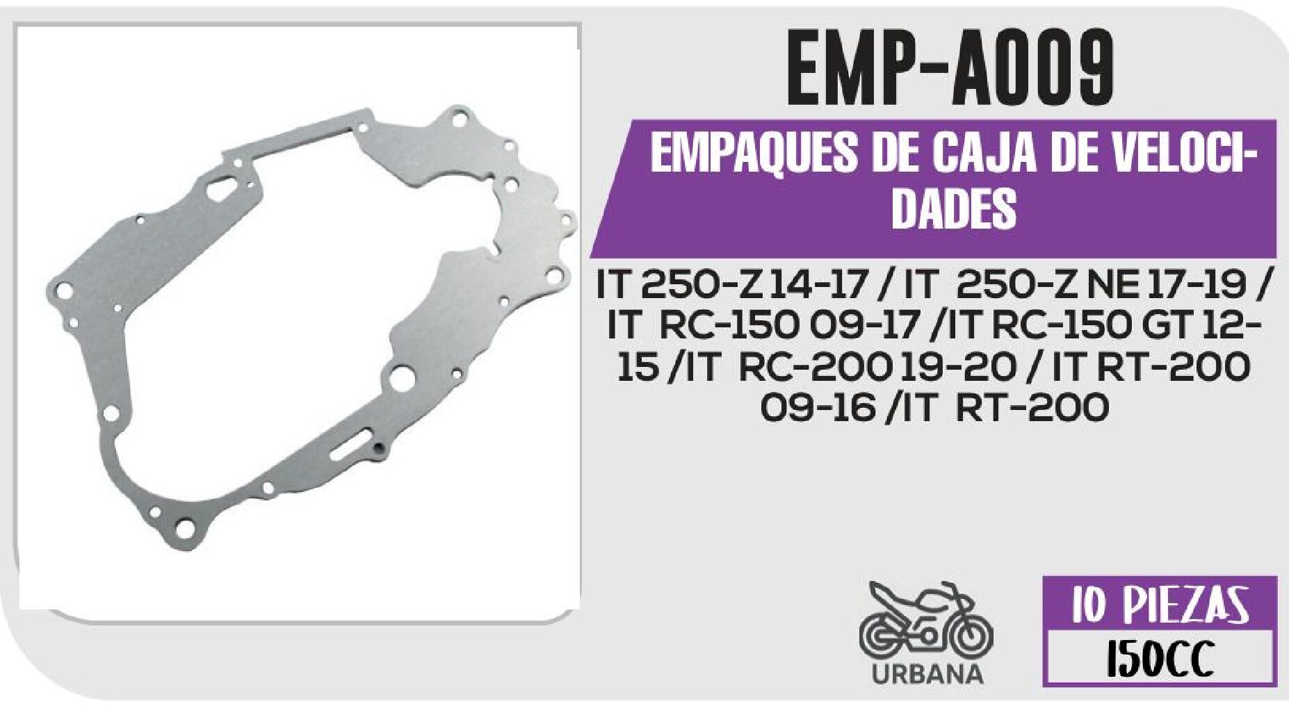 EMPAQUE DE CAJA DE VELOCIDADES / EMP-A009