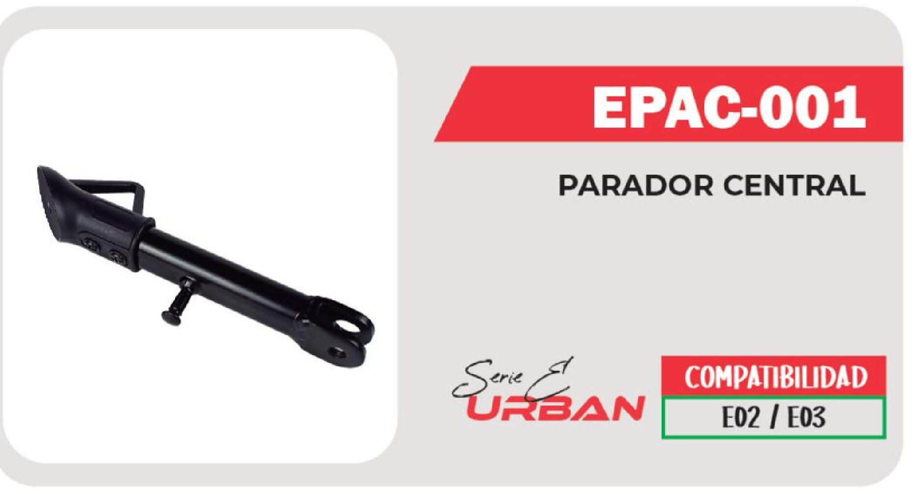 PARADOR CENTRAL DE RUEDA TRASERA / EPAC-001