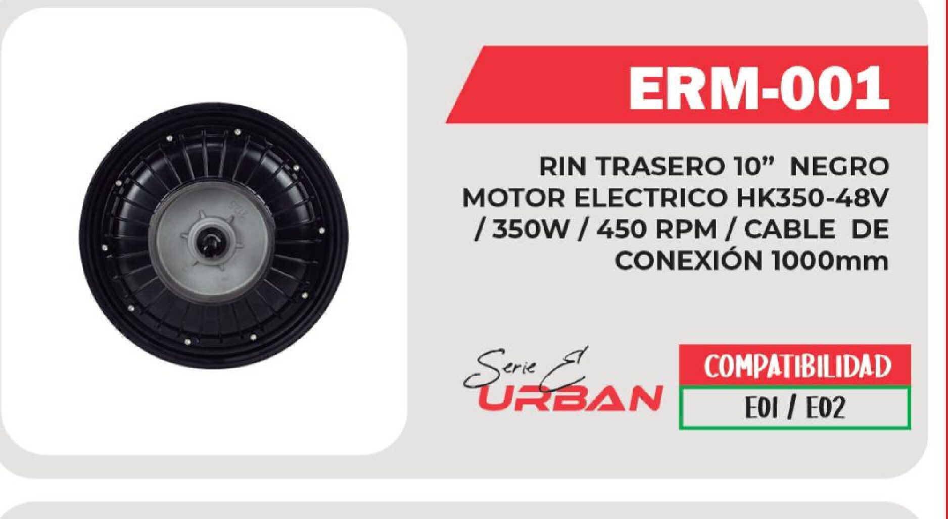 RIN TRASERO 10 / ERM-001