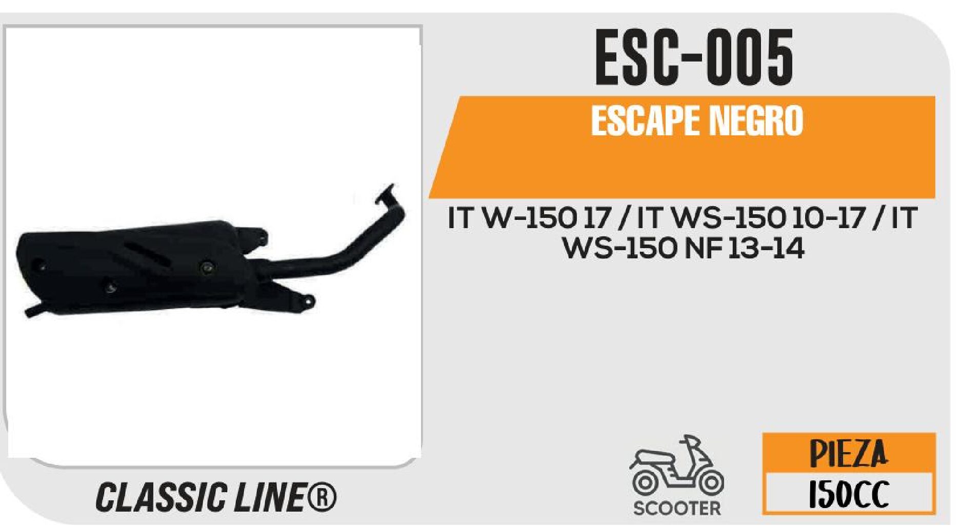 ESCAPE NEGRO / ESC-005