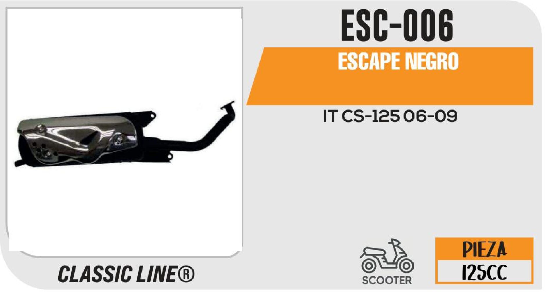 ESCAPE NEGRO / ESC-006