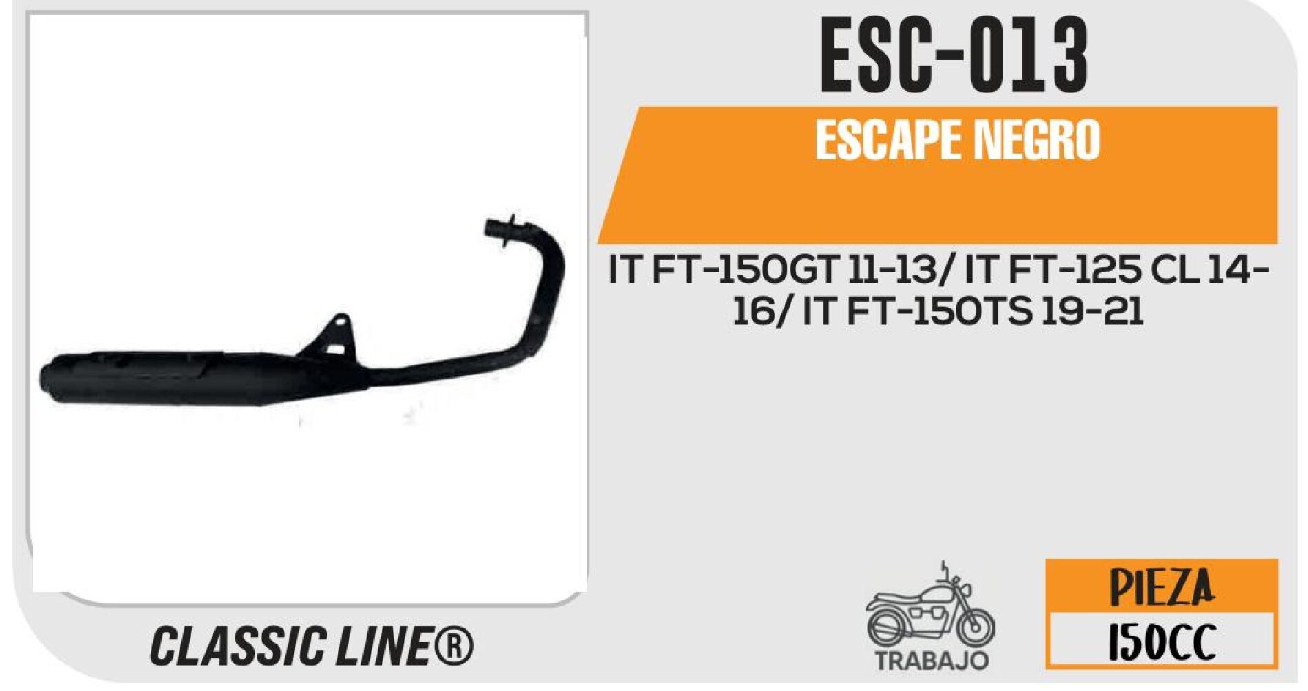 ESCAPE NEGRO / ESC-013