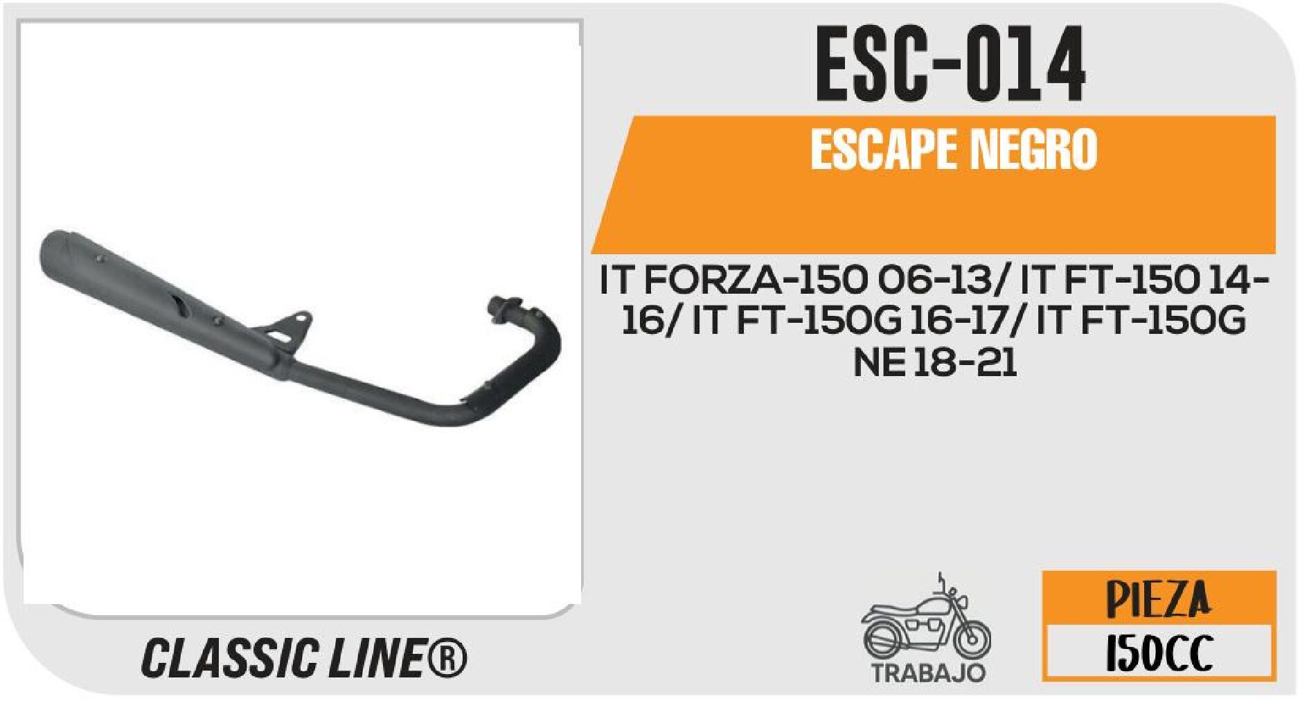 ESCAPE NEGRO / ESC-014