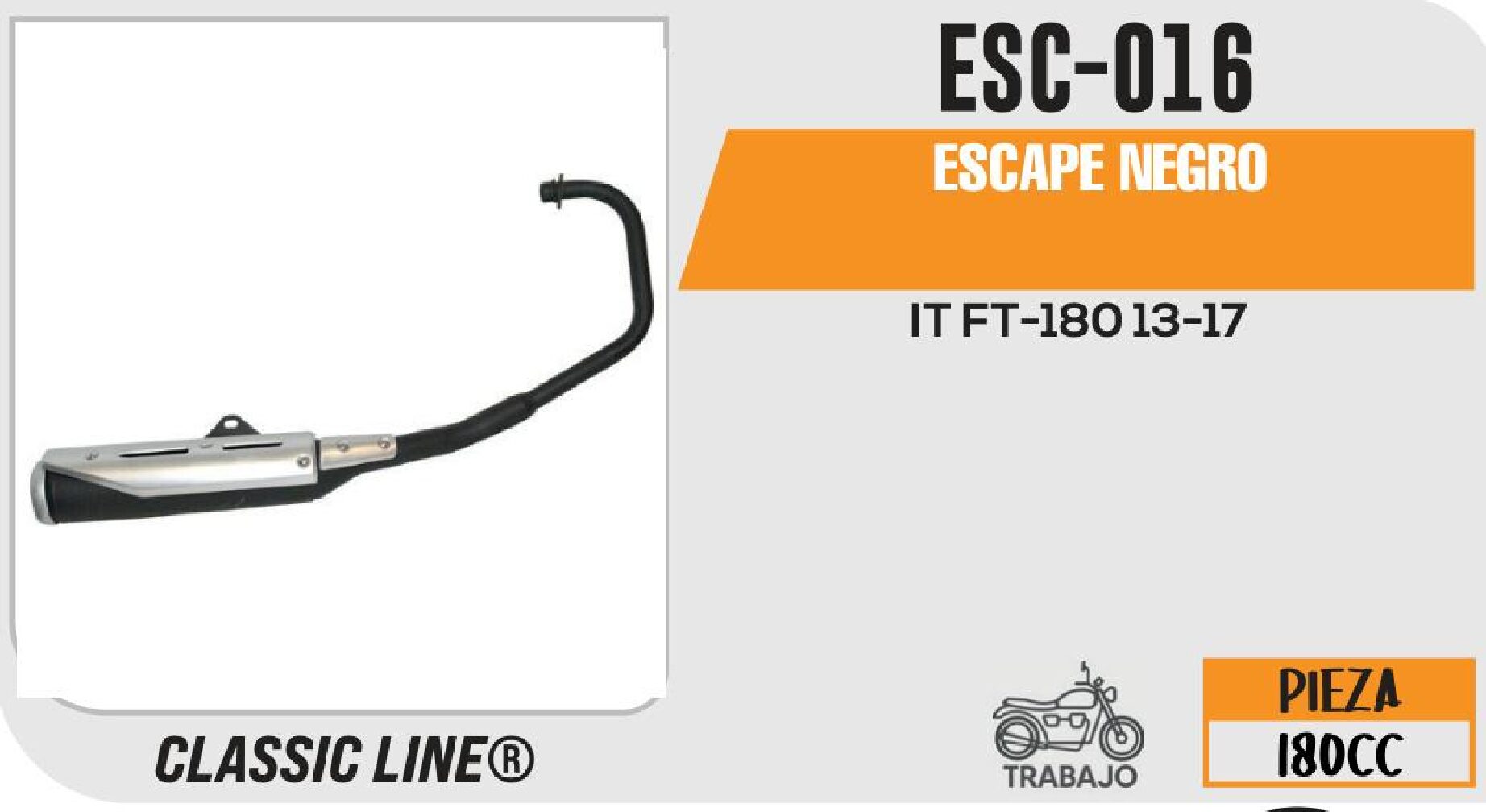 ESCAPE NEGRO / ESC-016
