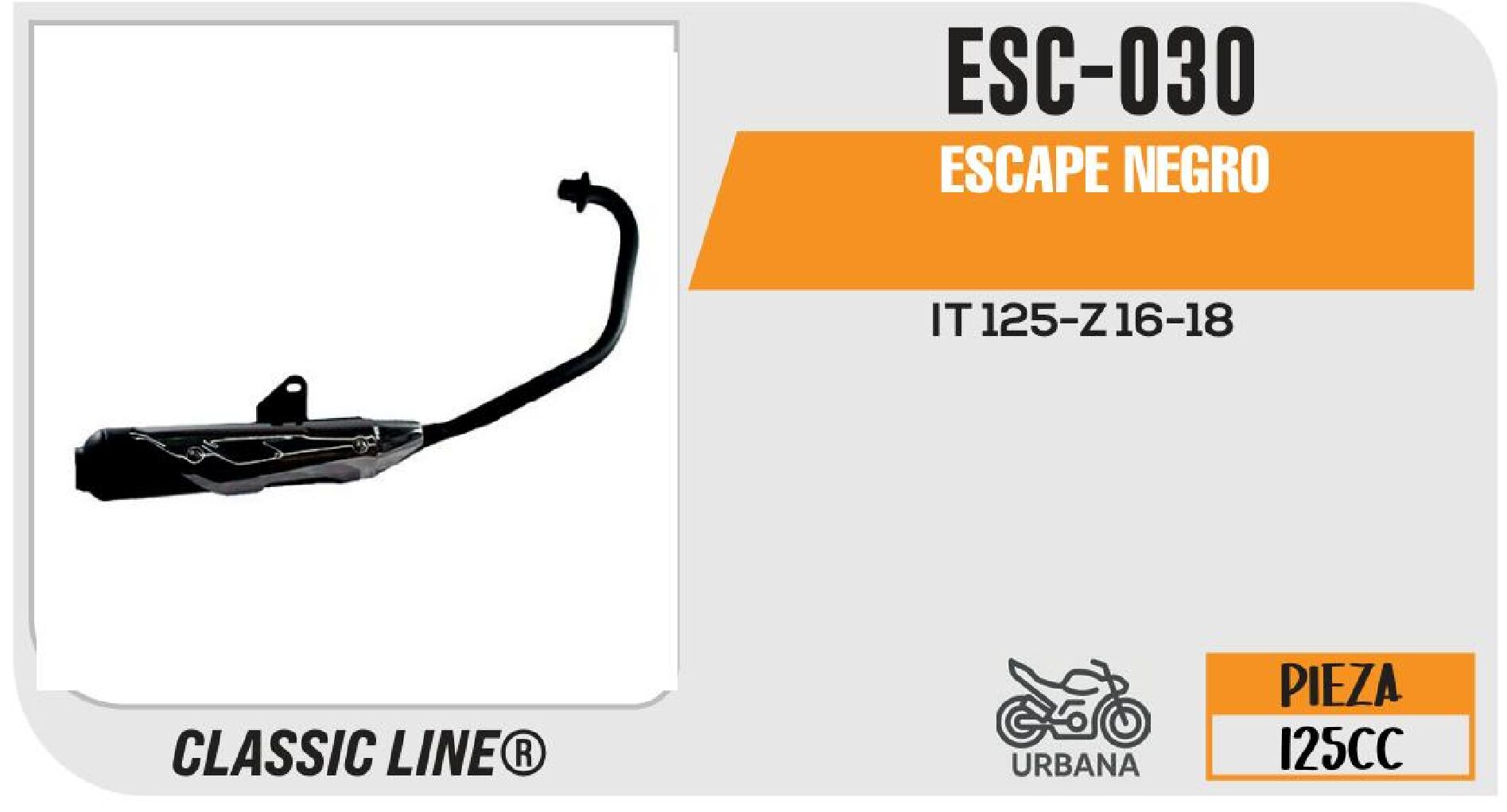 ESCAPE NEGRO / ESC-030